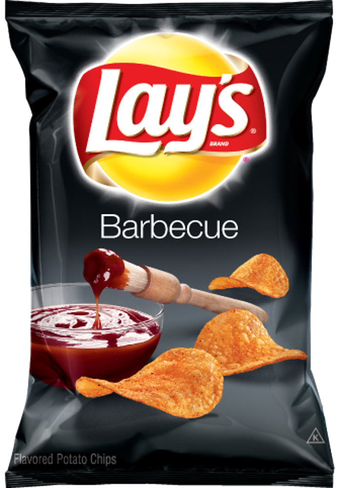 Frito Lay Single Serve Lay's Chips KC Masterpiece BBQ 104ct 1oz