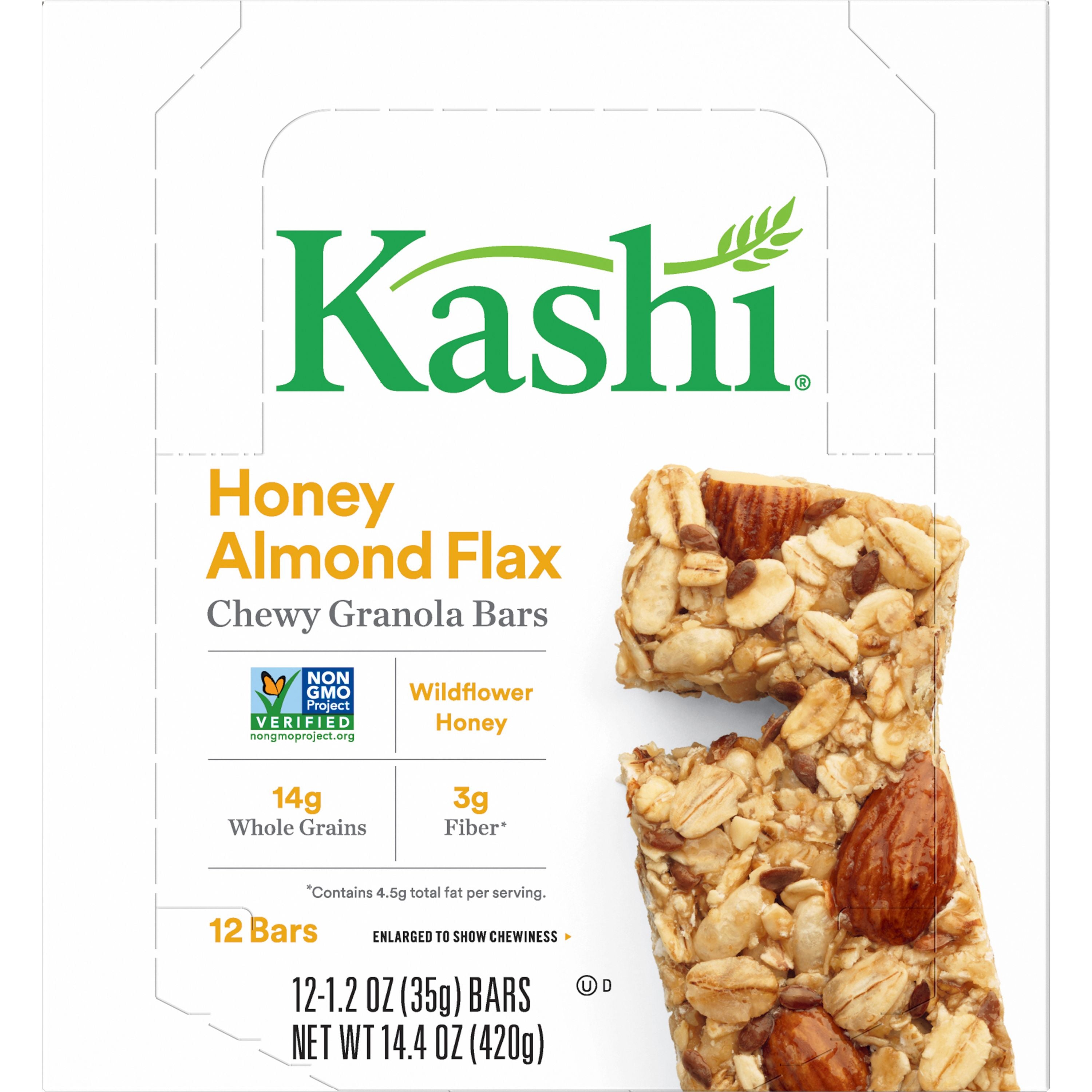 Kashi TLC Granola Bars Chewy Honey Almond Flax 6/12ct 1.23oz