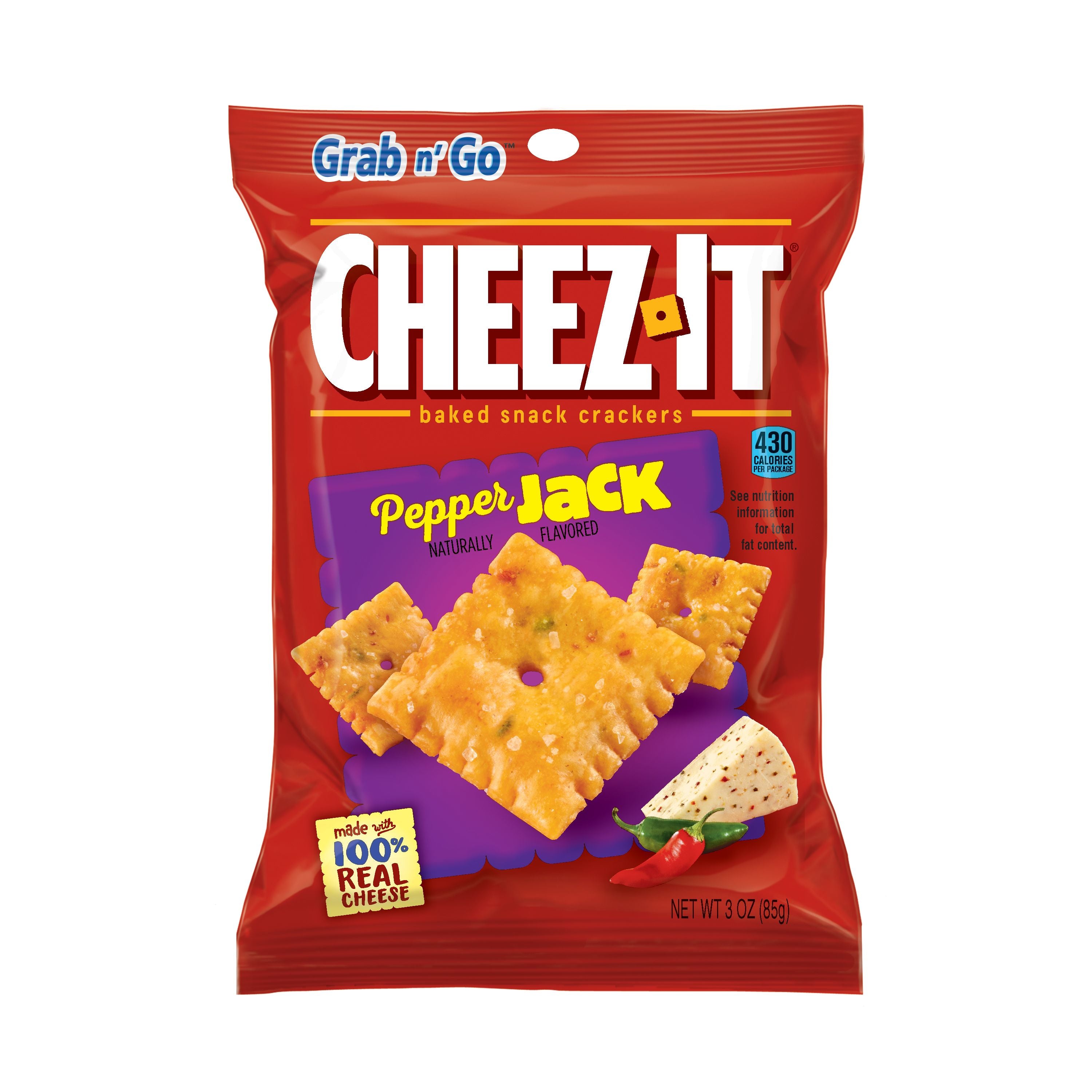 Kellogg's Cheez-It Pepper Jack 3oz 6/6 Ct