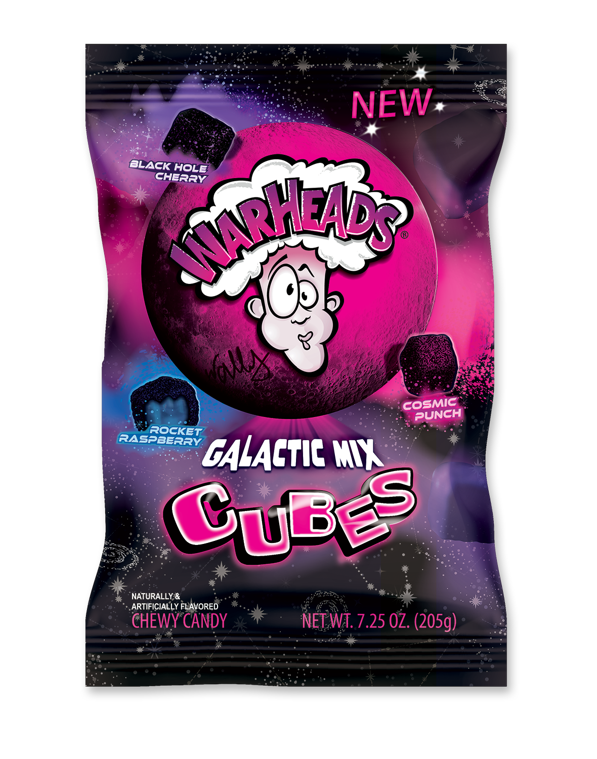 Warheads Galactic Cubes 7.25 oz Bags 1/8ct