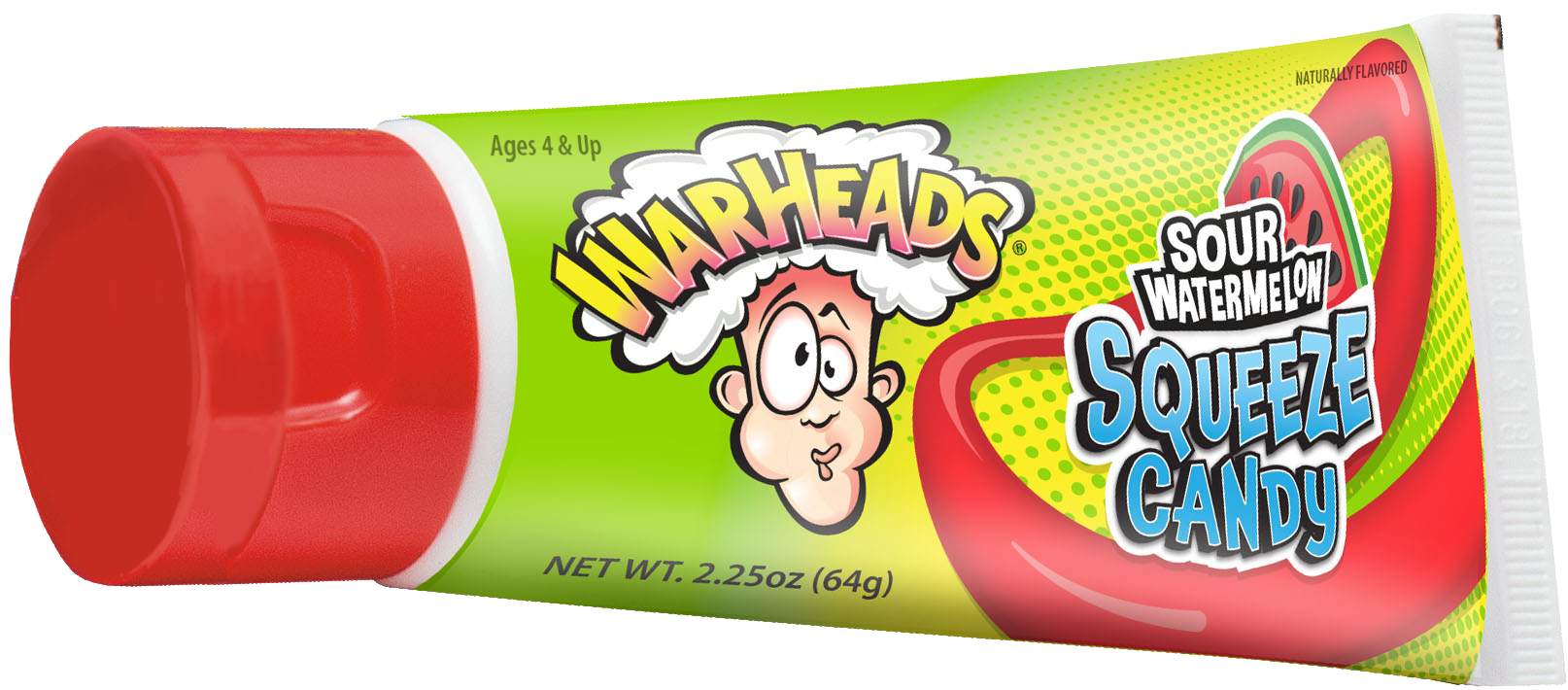 WARHEADS Sour Watermelon Squeeze Candy 2.25oz. 6/12ct