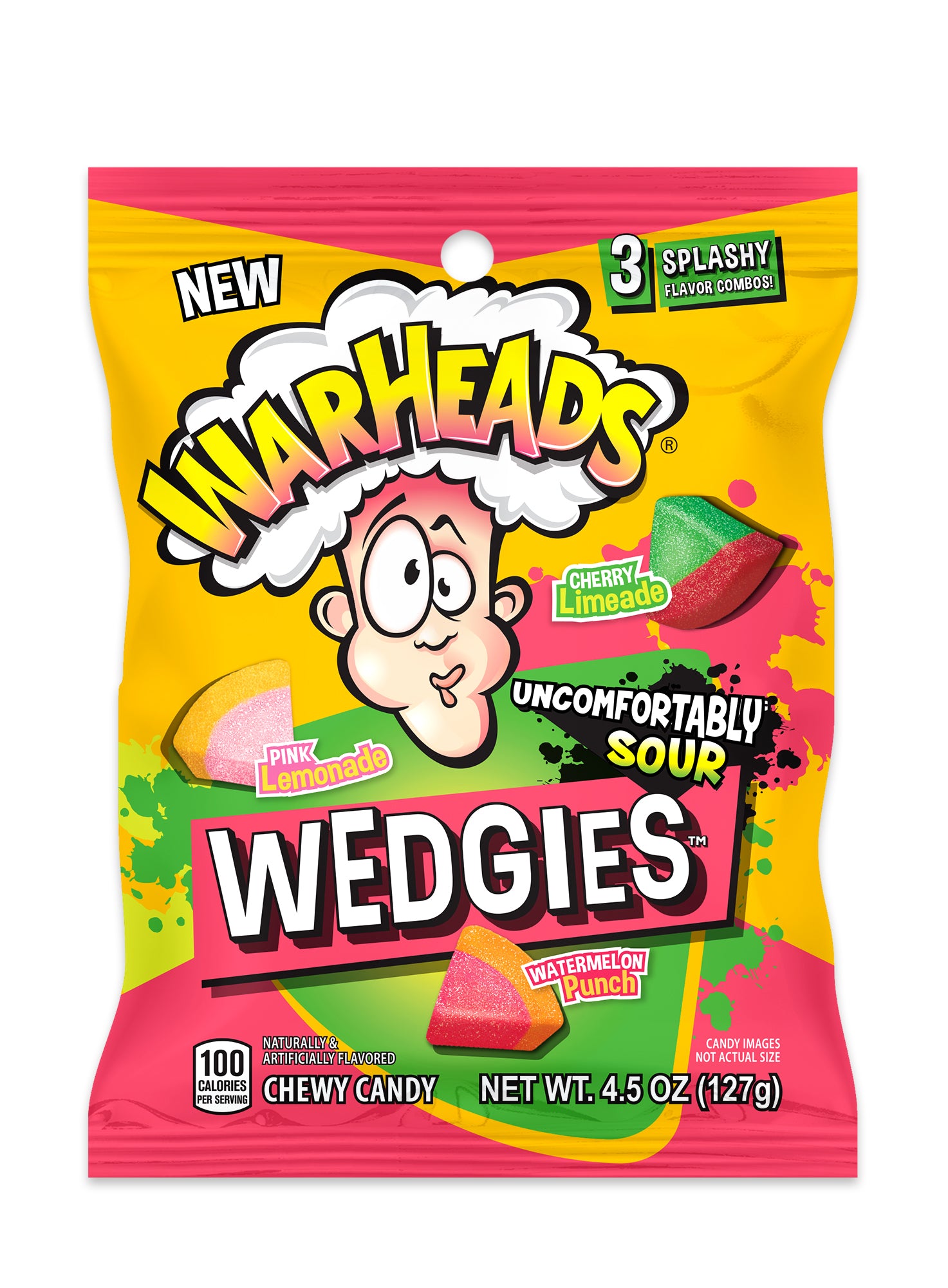 Warheads Peg Wedgies 4.5oz  1/ 12ct