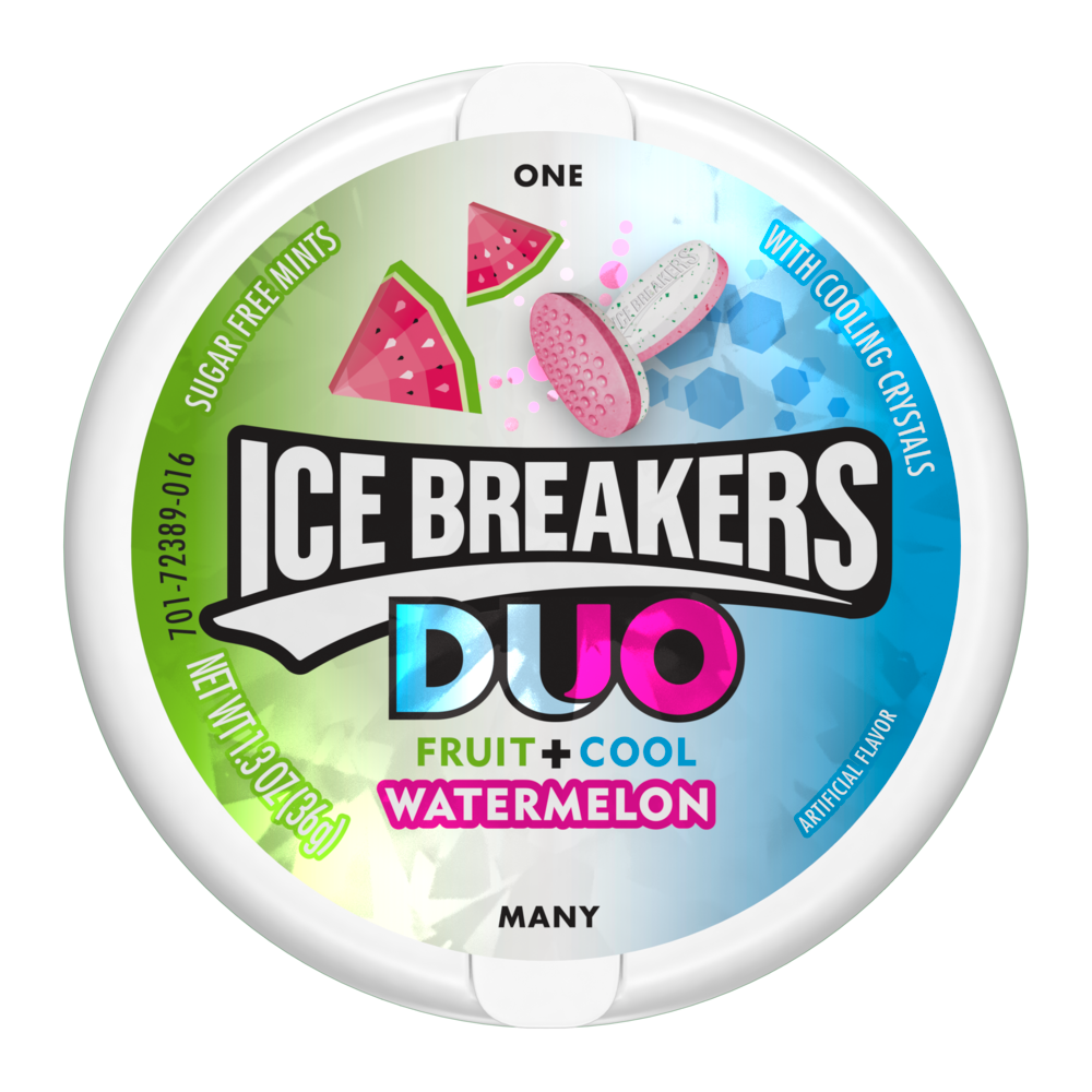 Ice Breakers Duo Mints Watermelon 24/8ct 1.3oz