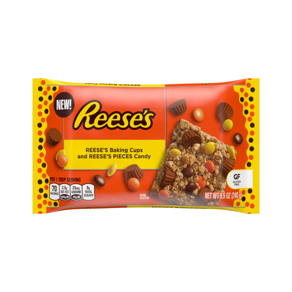 REESE'S Baking Cups and Pieces Laydown Bag, 8.5 oz., 12 ct.