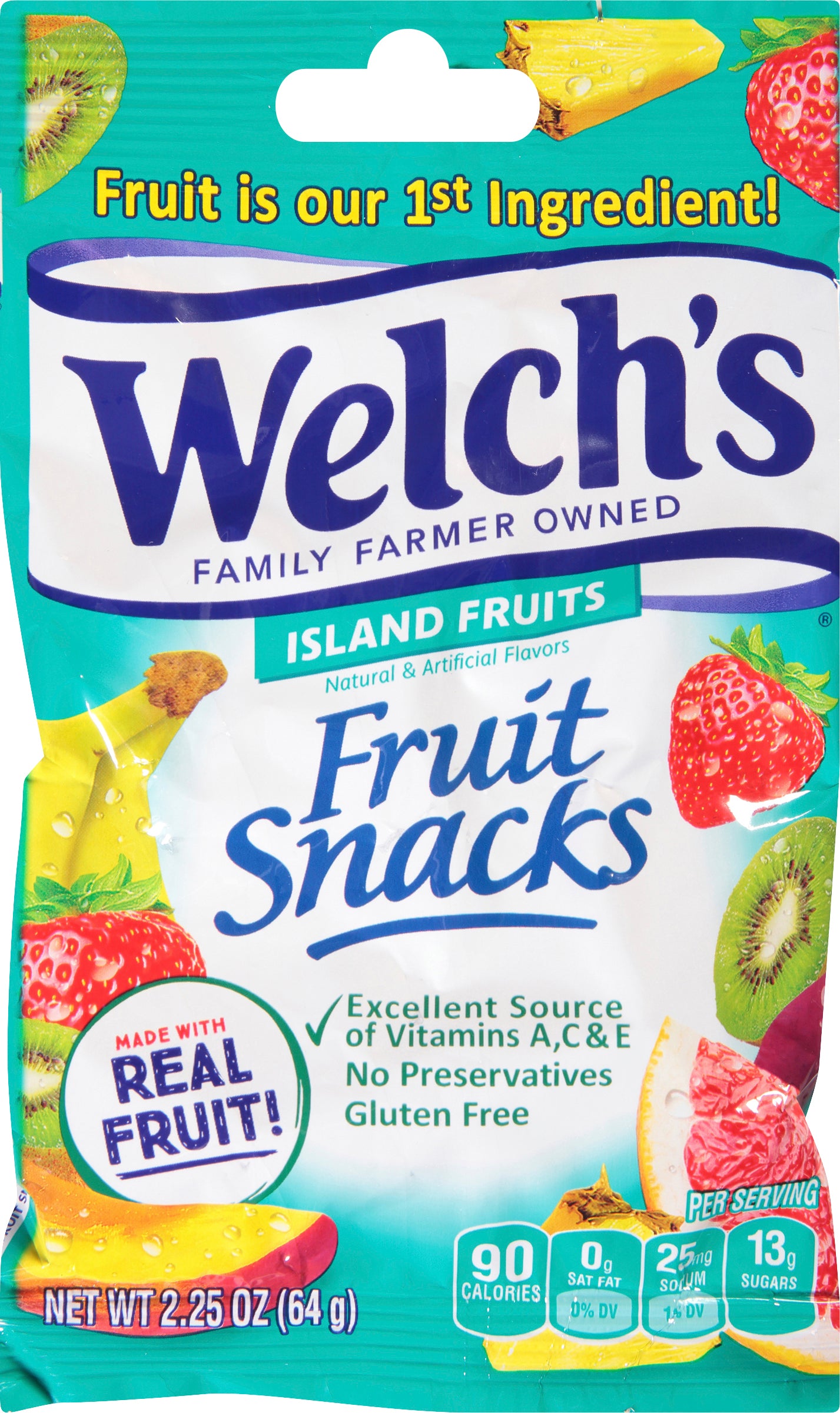 Promotion In Motion Welch's Fruit Snacks Island Fruits 48ct 2.25oz