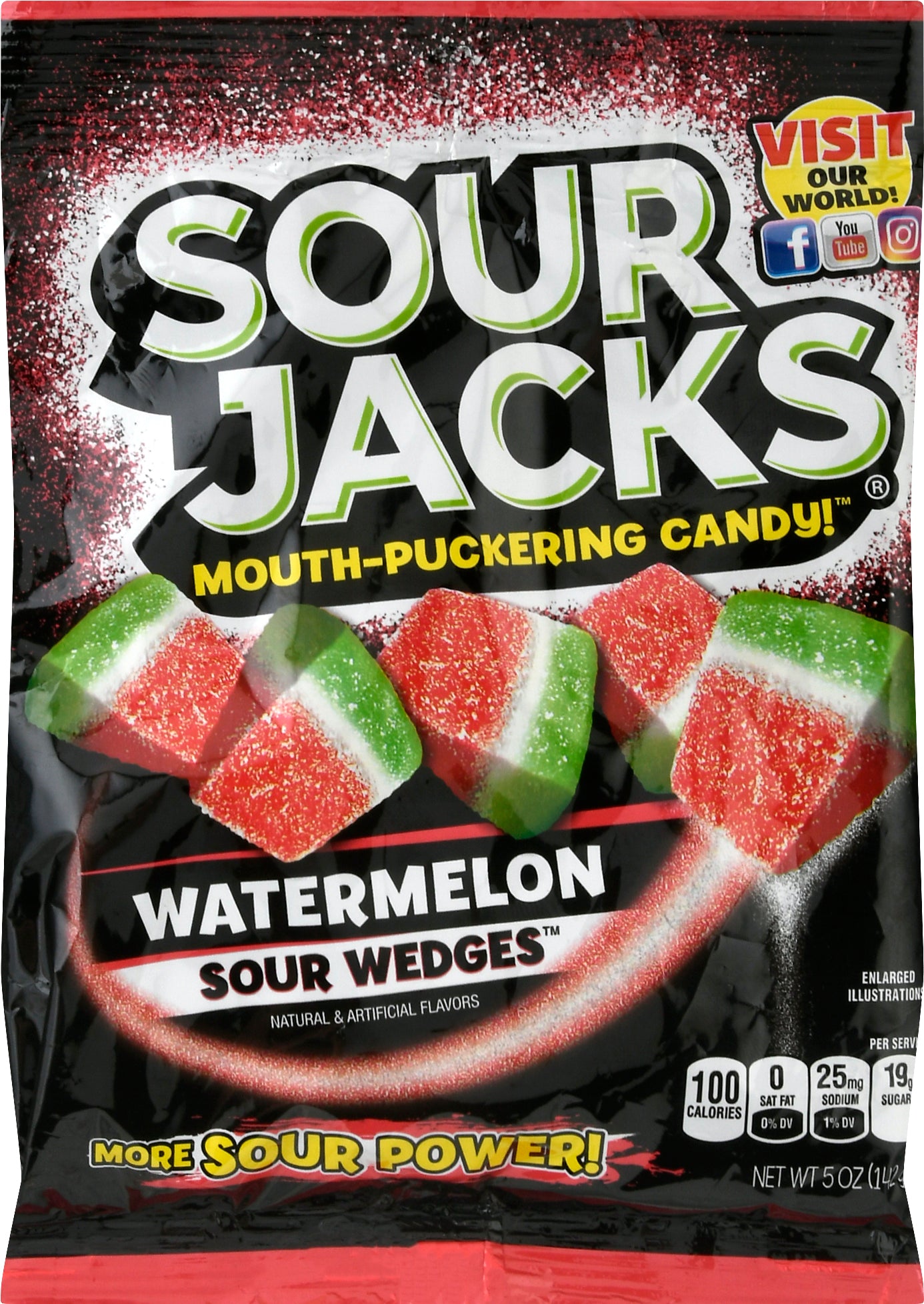 Promotion In Motion Peg Sour Jacks Watermelon 12ct 5oz