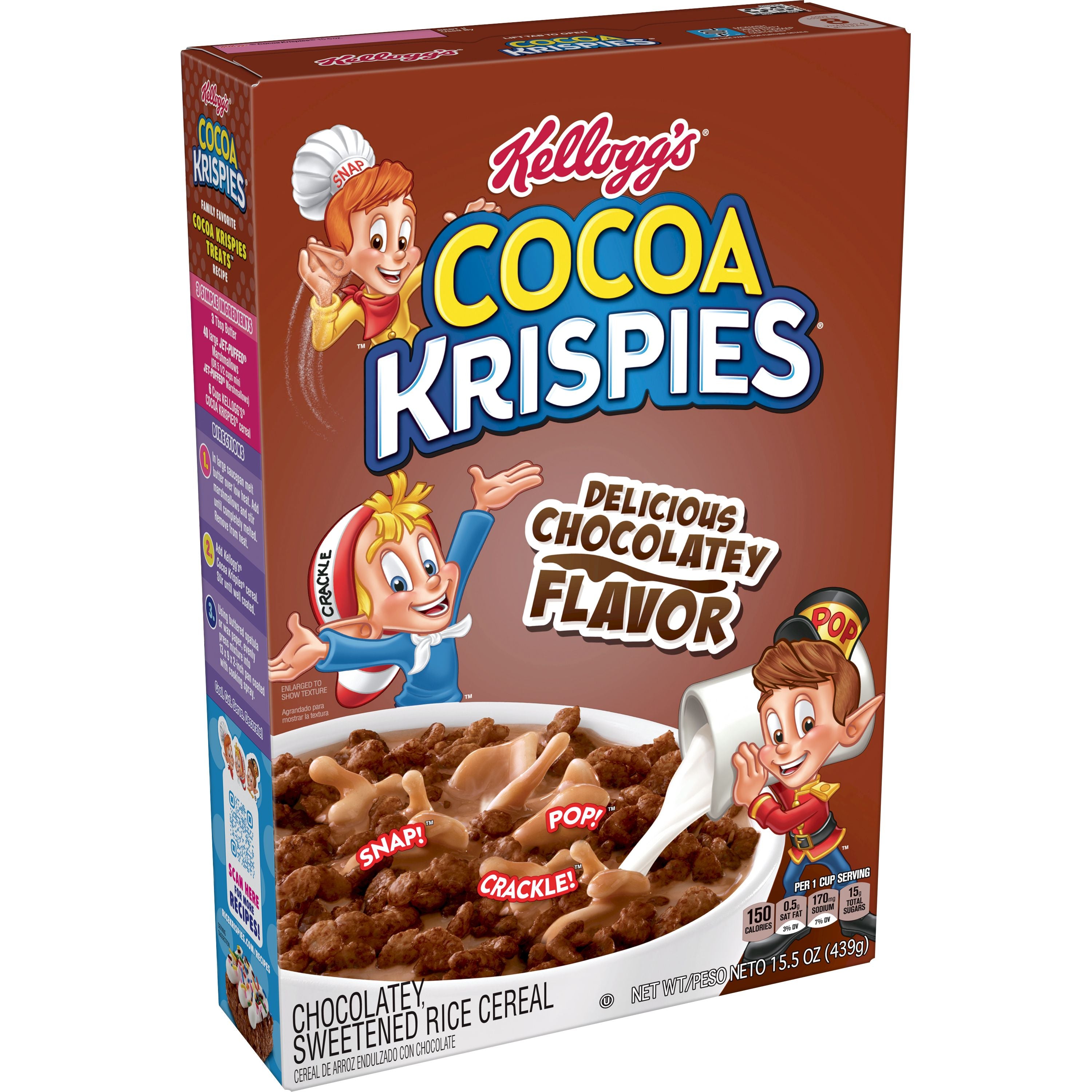 Kellogg's Boxed Cereal Cocoa Krispies 8ct 19oz