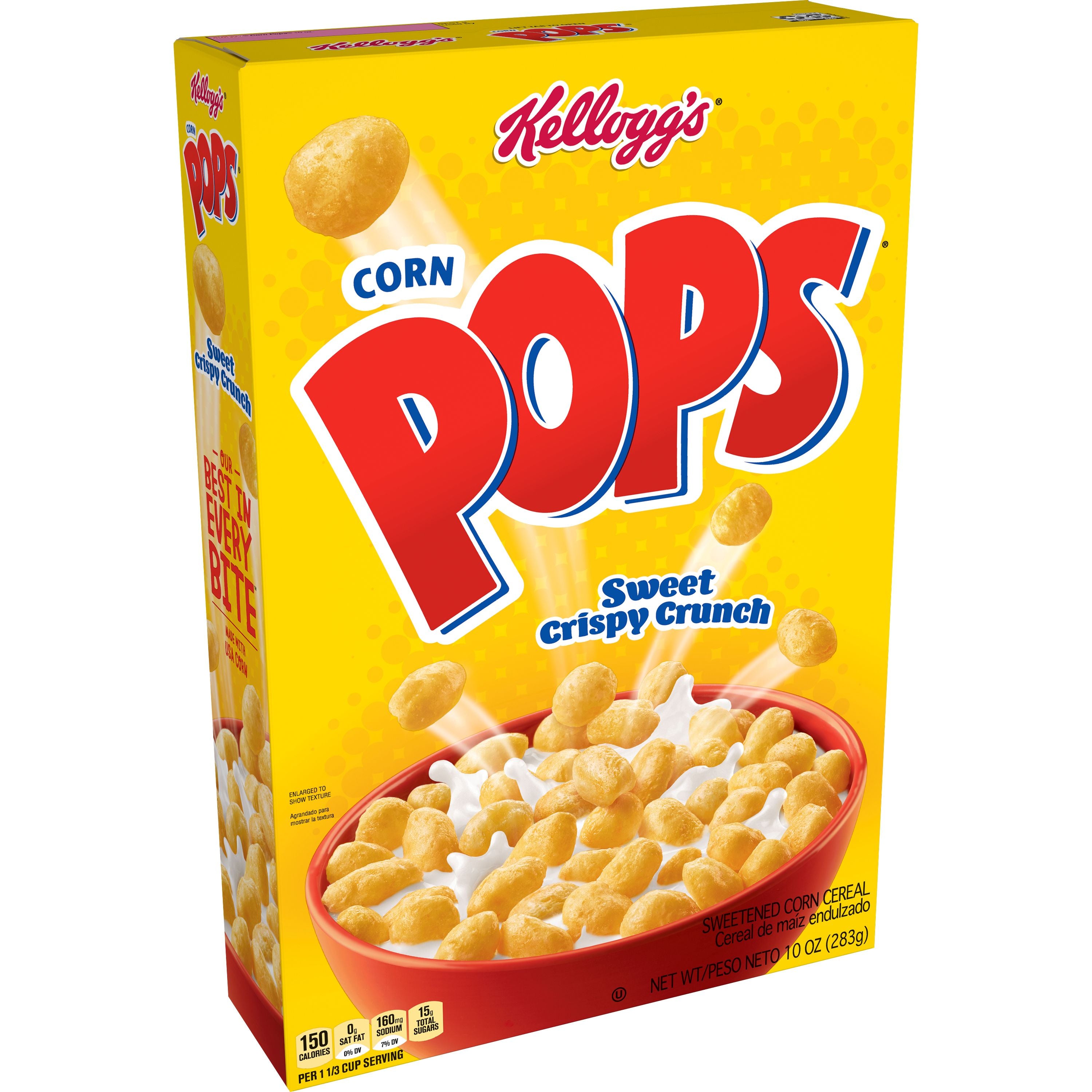 Kellogg's Grocery Cereal Box Corn Pops 16ct 12.5oz