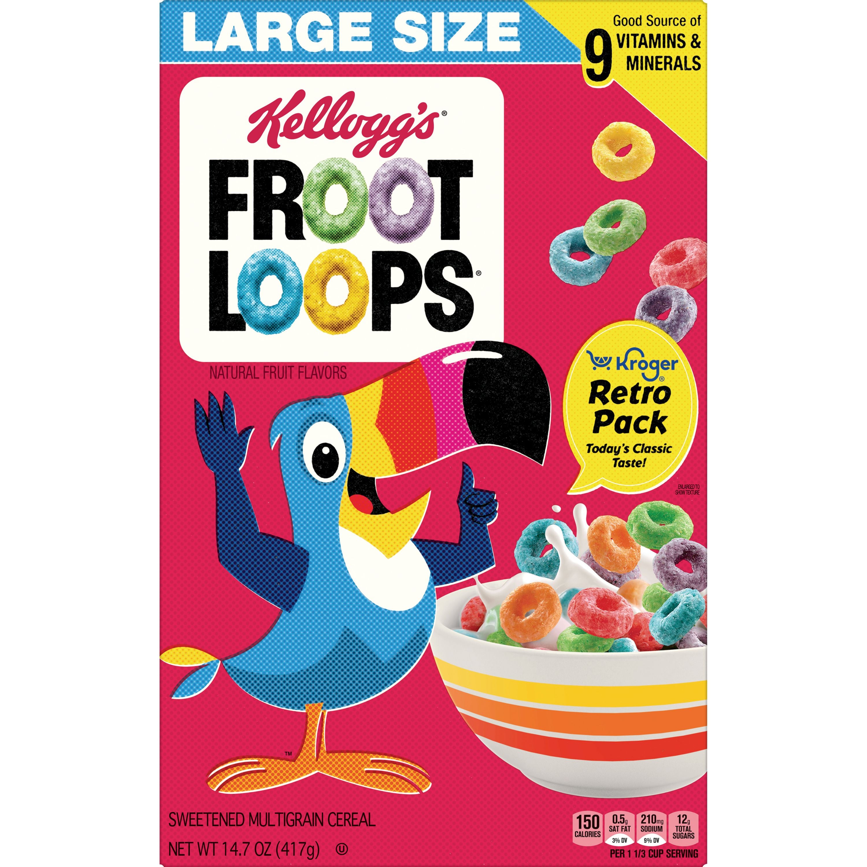 Kellogg's Cereal Froot Loops 13.2 oz 1/10ct