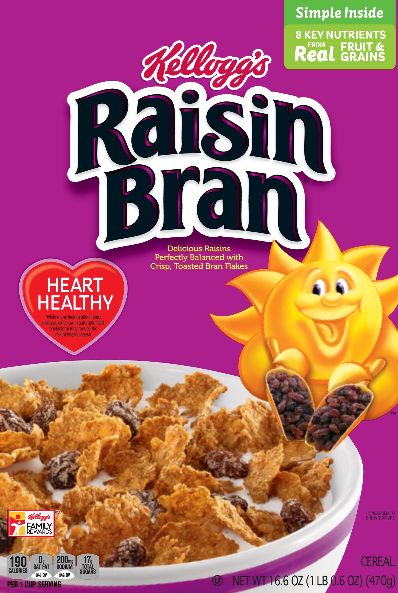 Kellogg's Boxed Cereal Raisin Bran 10ct 16.6oz