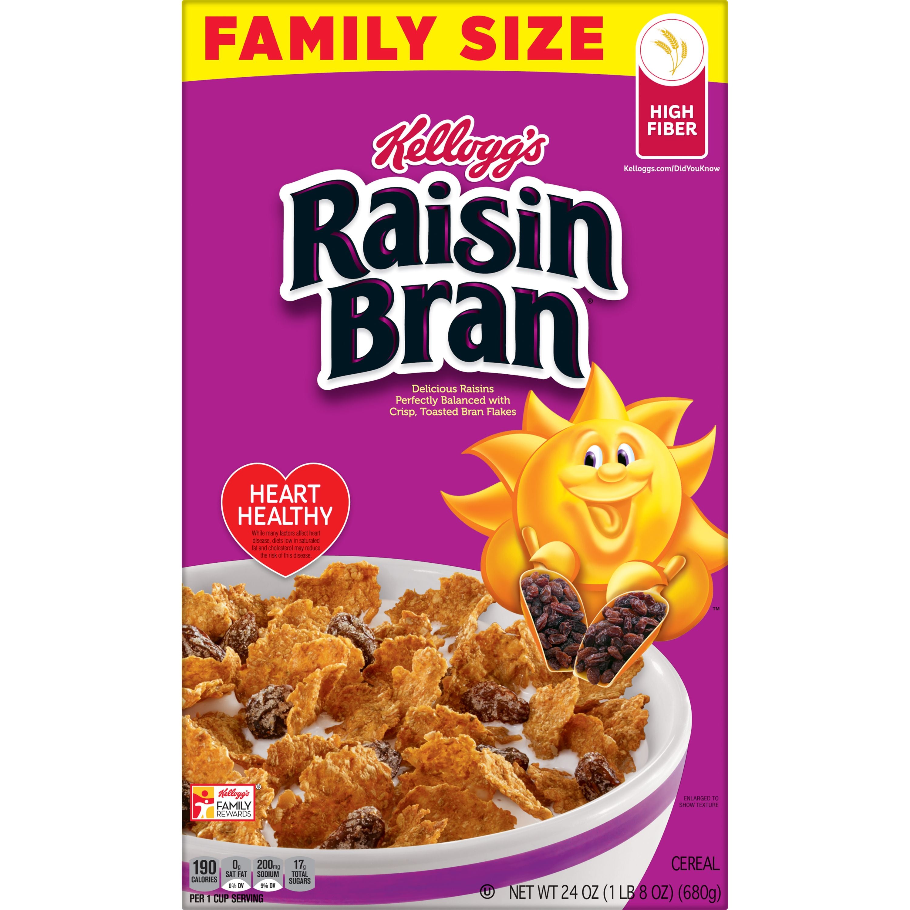 Kellogg's Boxed Cereal Raisin Bran 16ct 24oz