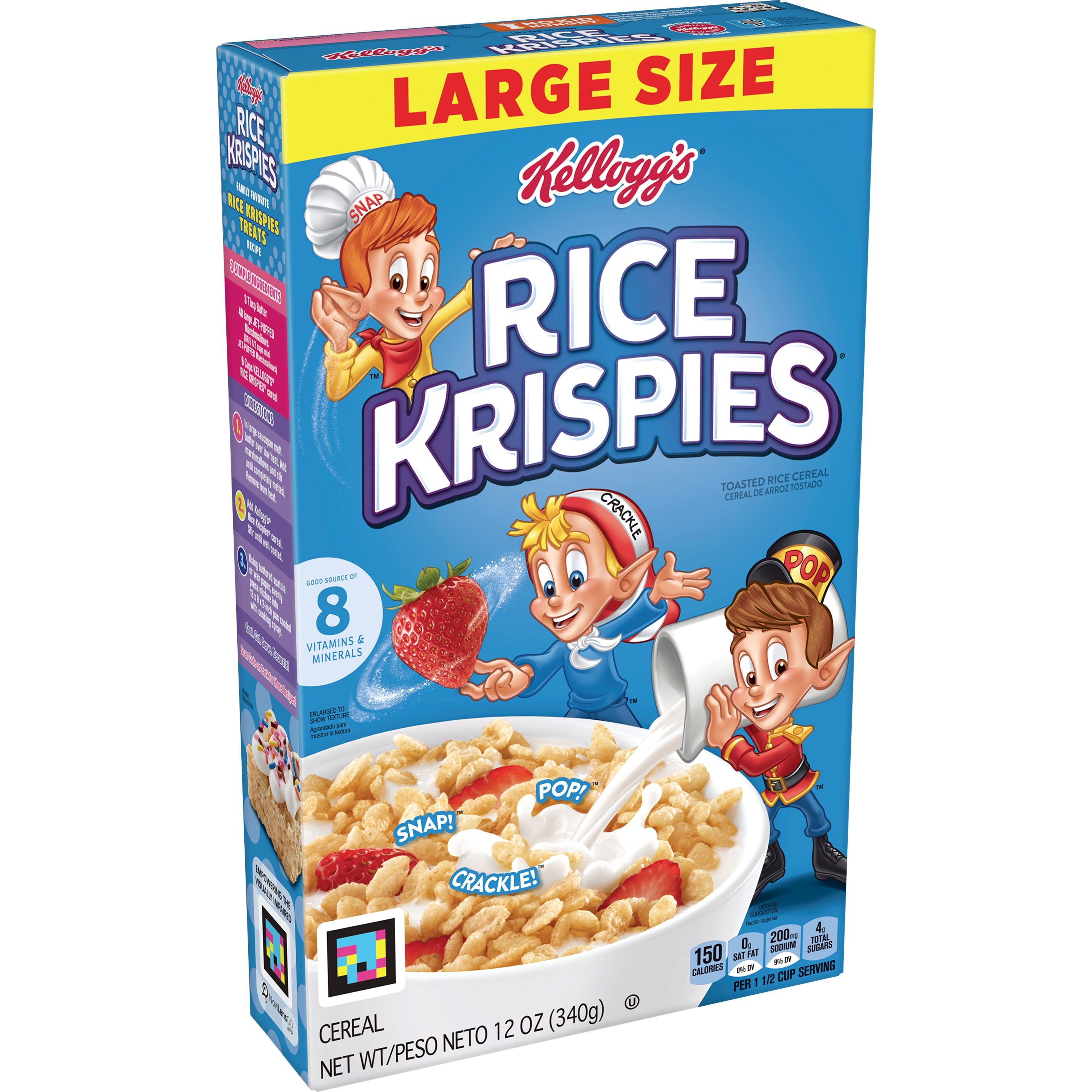 Kellogg's Boxed Cereal Rice Krispies 10ct 12oz