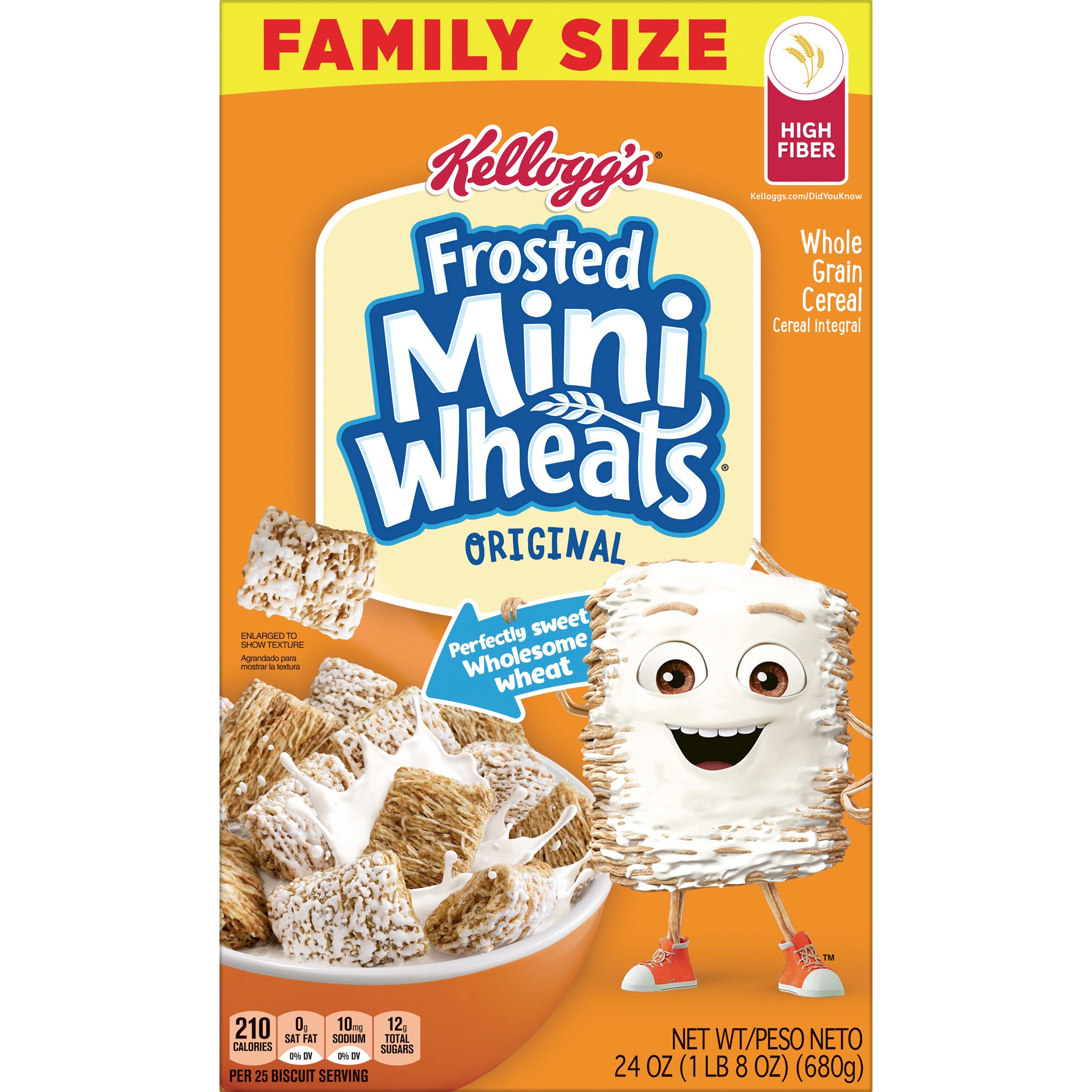 Frosted Mini-Wheats Bite Size  24oz 1/10ct