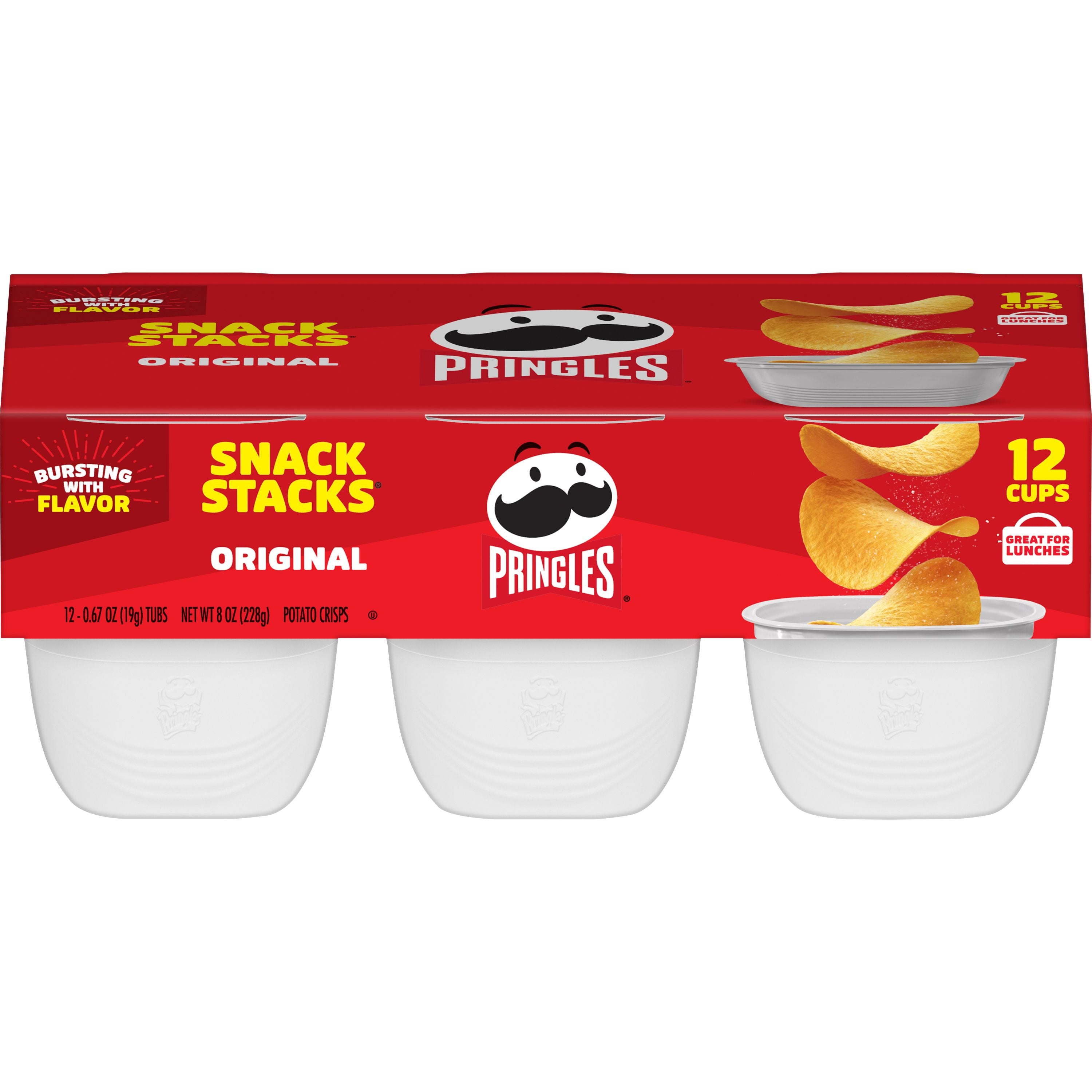 Pringles Snack Stacks 12pk Original 4/12ct .74oz