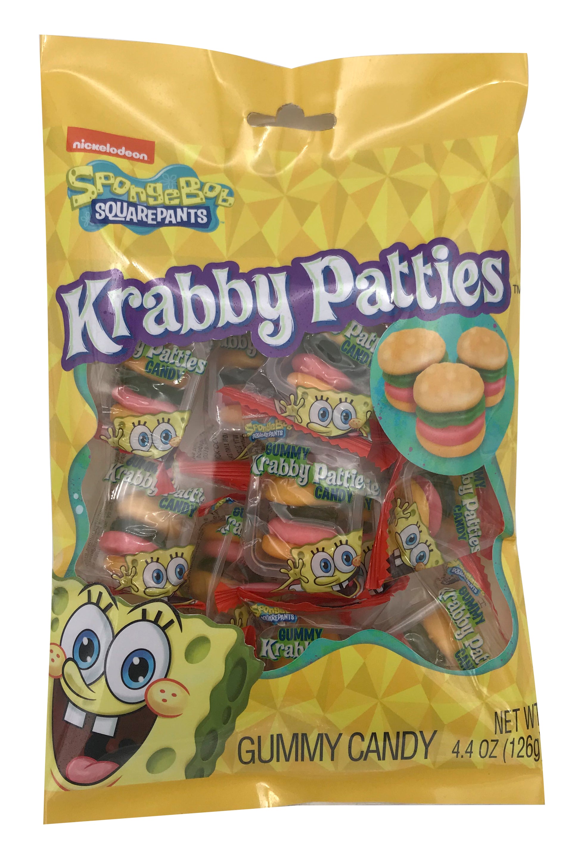 Krabby Patty Peg Bag 14ct  4.44 oz 7CT