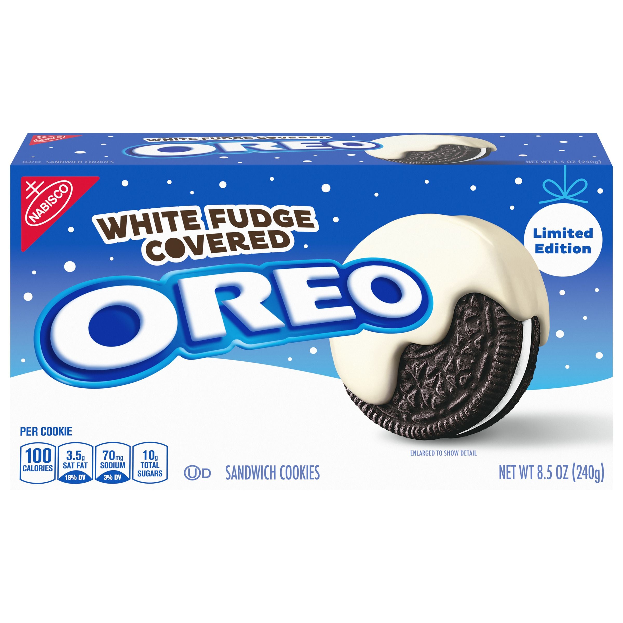 Mondelez Grocery Pak Oreo White Fudge 12ct 8.5oz