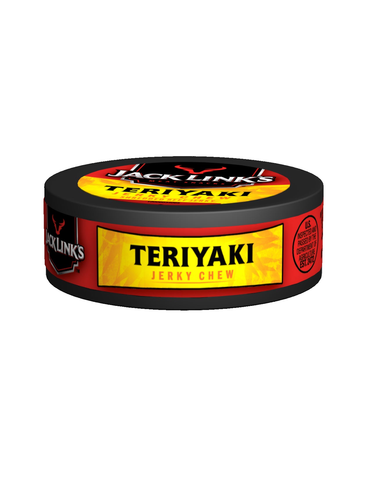 Jack Link's Chew Cannister Beef Teriyaki 6/36ct 0.32oz