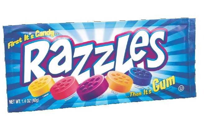 Concord Razzles Assorted Display Shipper 1.12oz   144ct