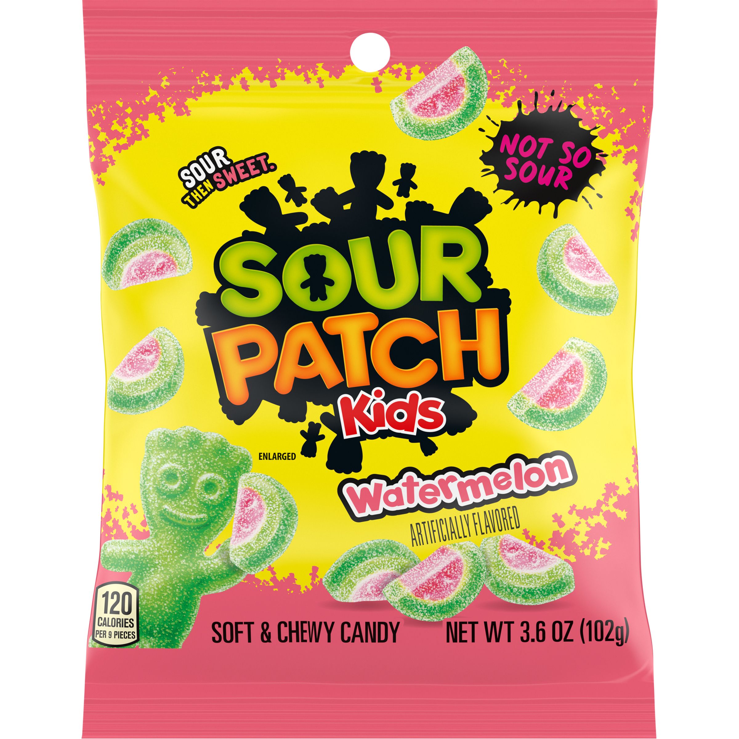 Sour Patch Kids  WATERMELON Peg 3.6oz 12ct