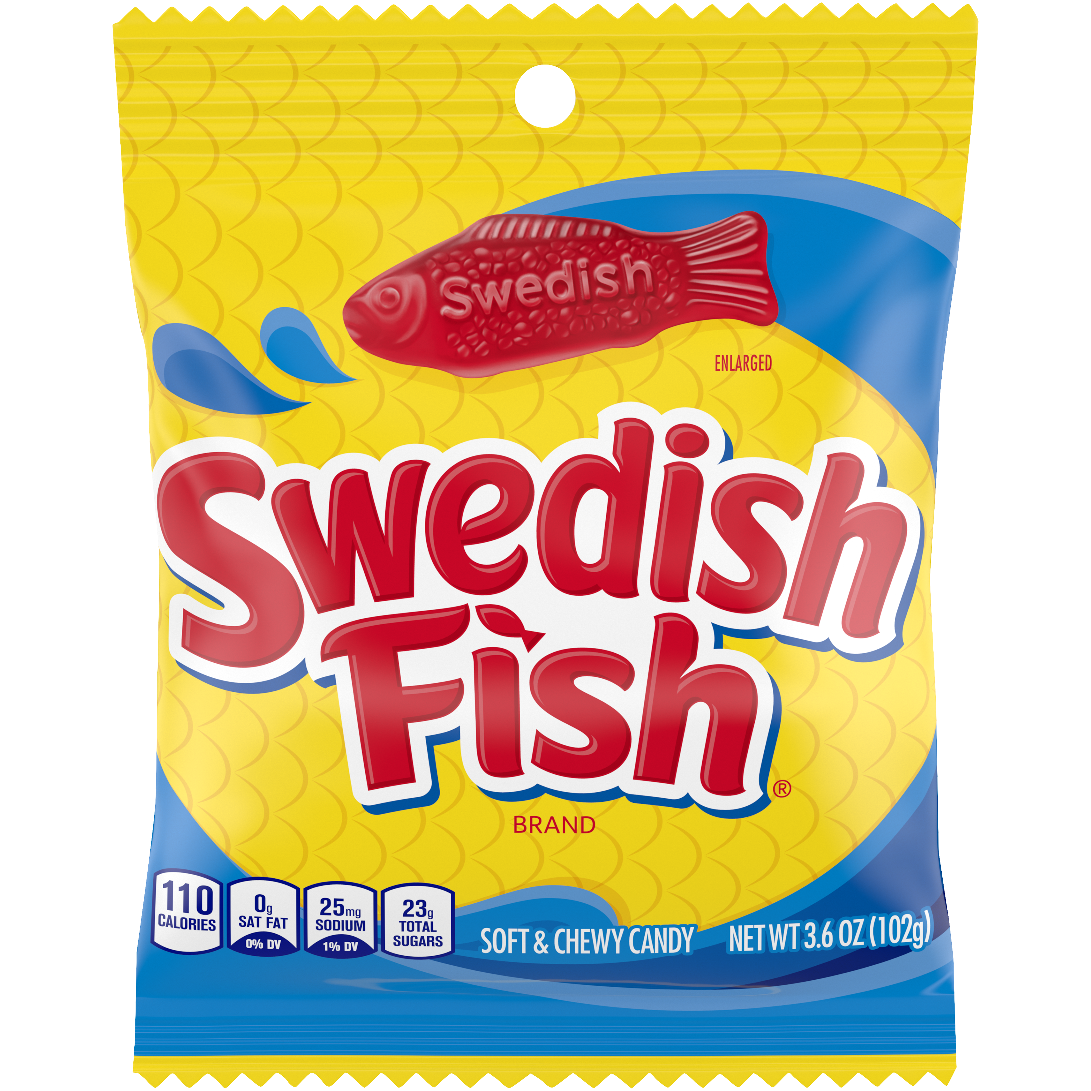 Swedish Fish RED Peg 3.6oz 12ct