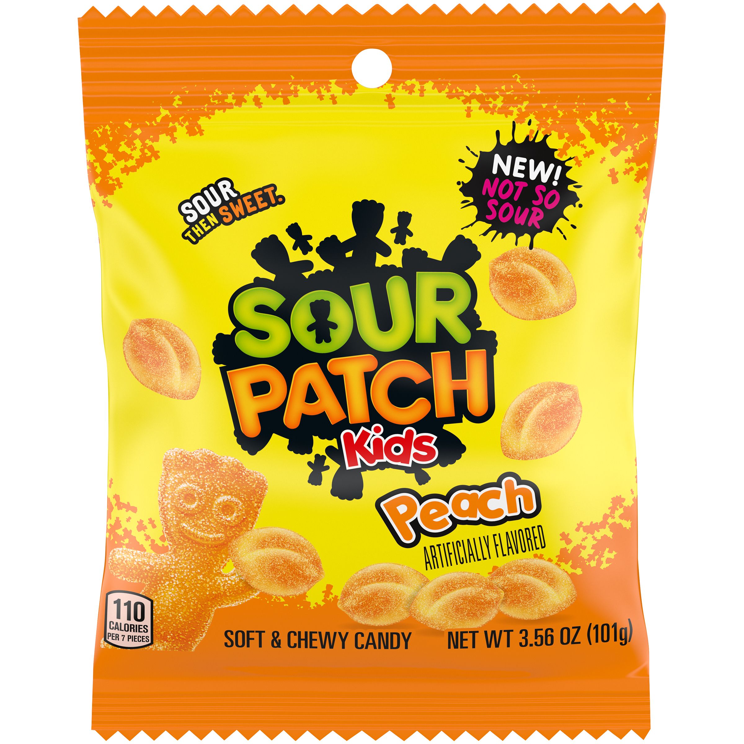 Sour Patch Kids PEACH  3.56oz Peg  12ct