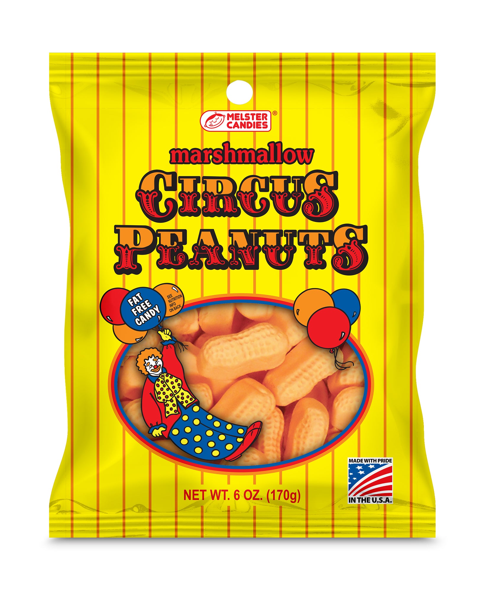 Circus Peanuts
 6 oz. Peg Bag  1/12ct