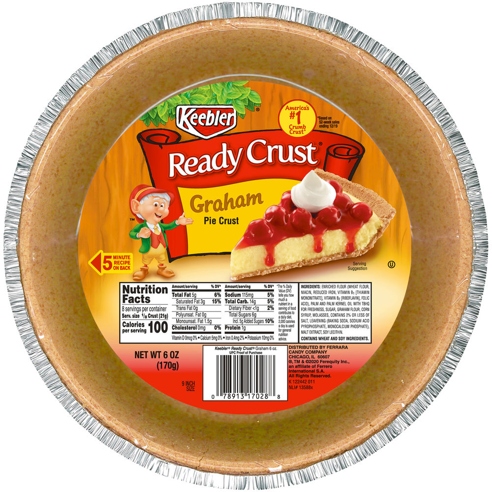 Kellogg's Pie Crust Keebler 9" Graham Cracker 12ct 6oz