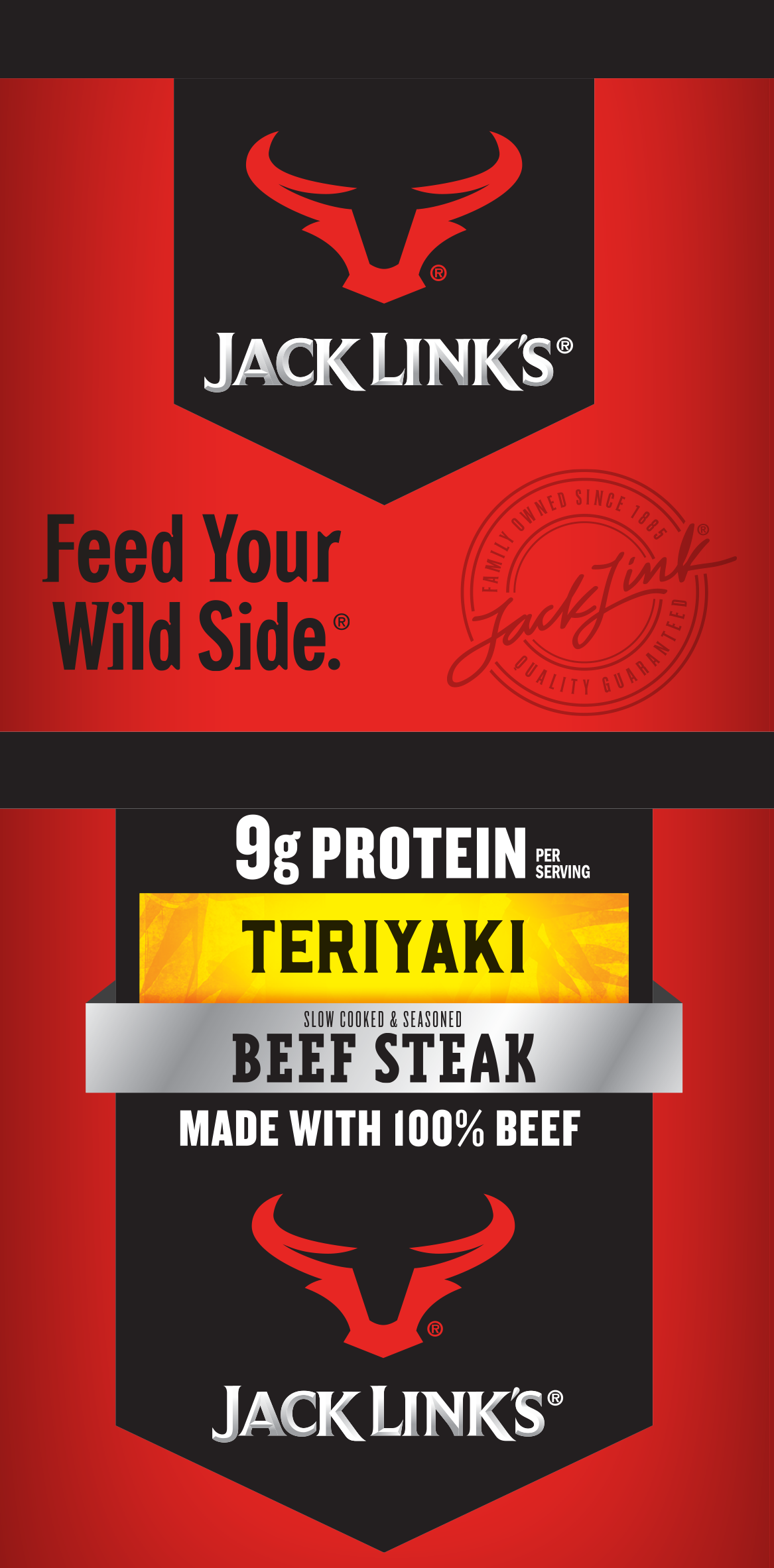 Jack Link's Beef Steaks Teriyaki 12/12ct 1oz