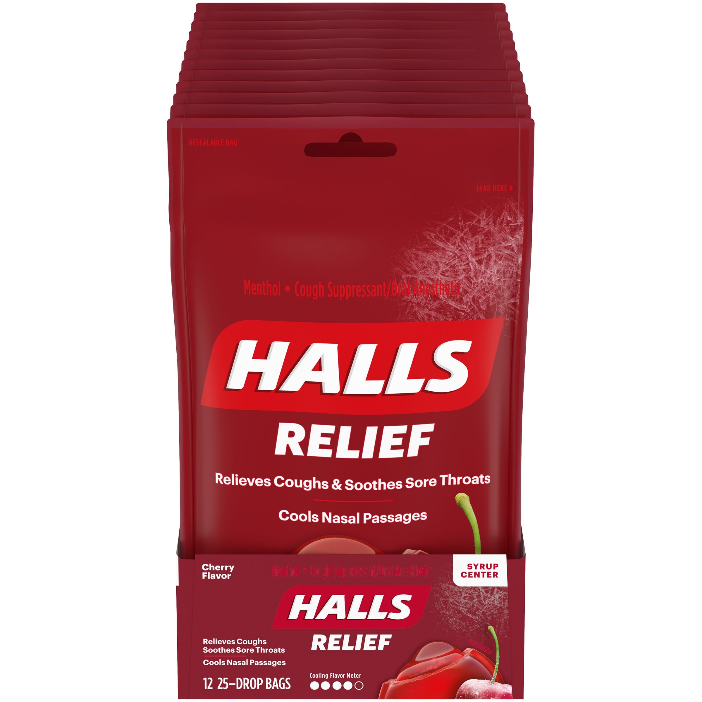 Mondelez Z_Special Order Halls Bags Plus Cherry 25 Piece(s) 4/12ct 25Piece(s)