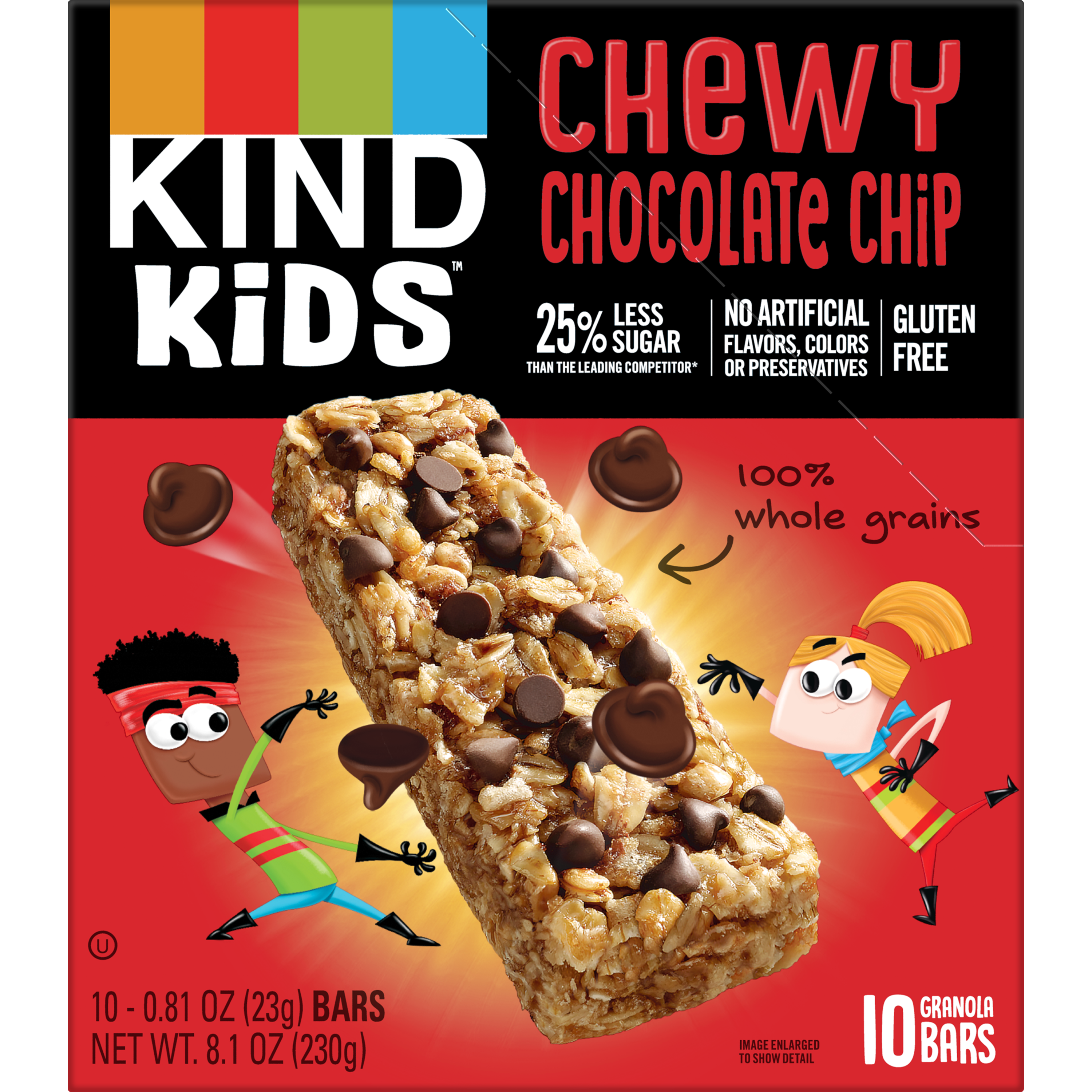 Kind Kids Bar Chocolate Chip .81oz 10pk   1/6ct