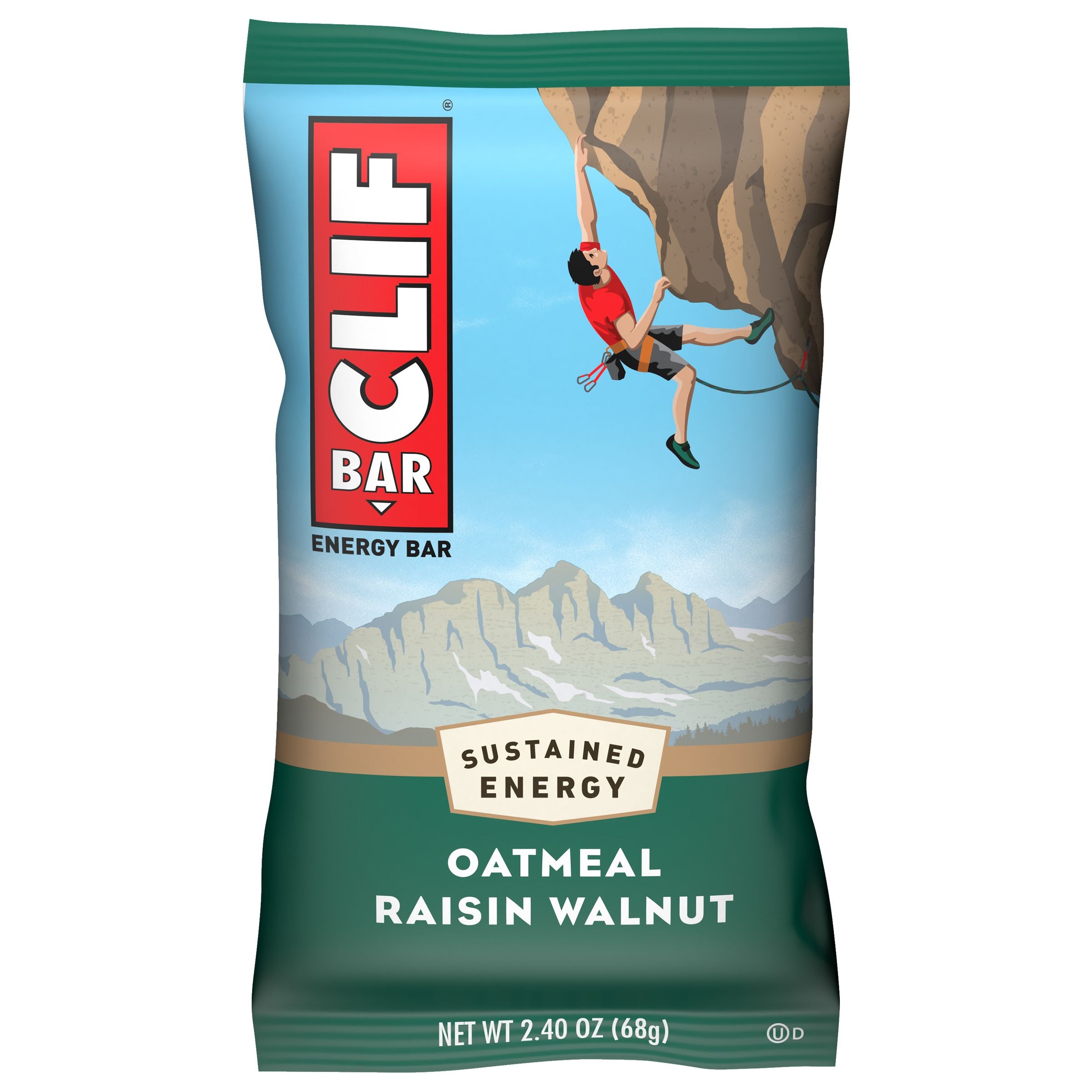 CLIF BAR OATMEAL RAISIN WALNUT ENERGY BAR 2.4 OZ 16 x 12