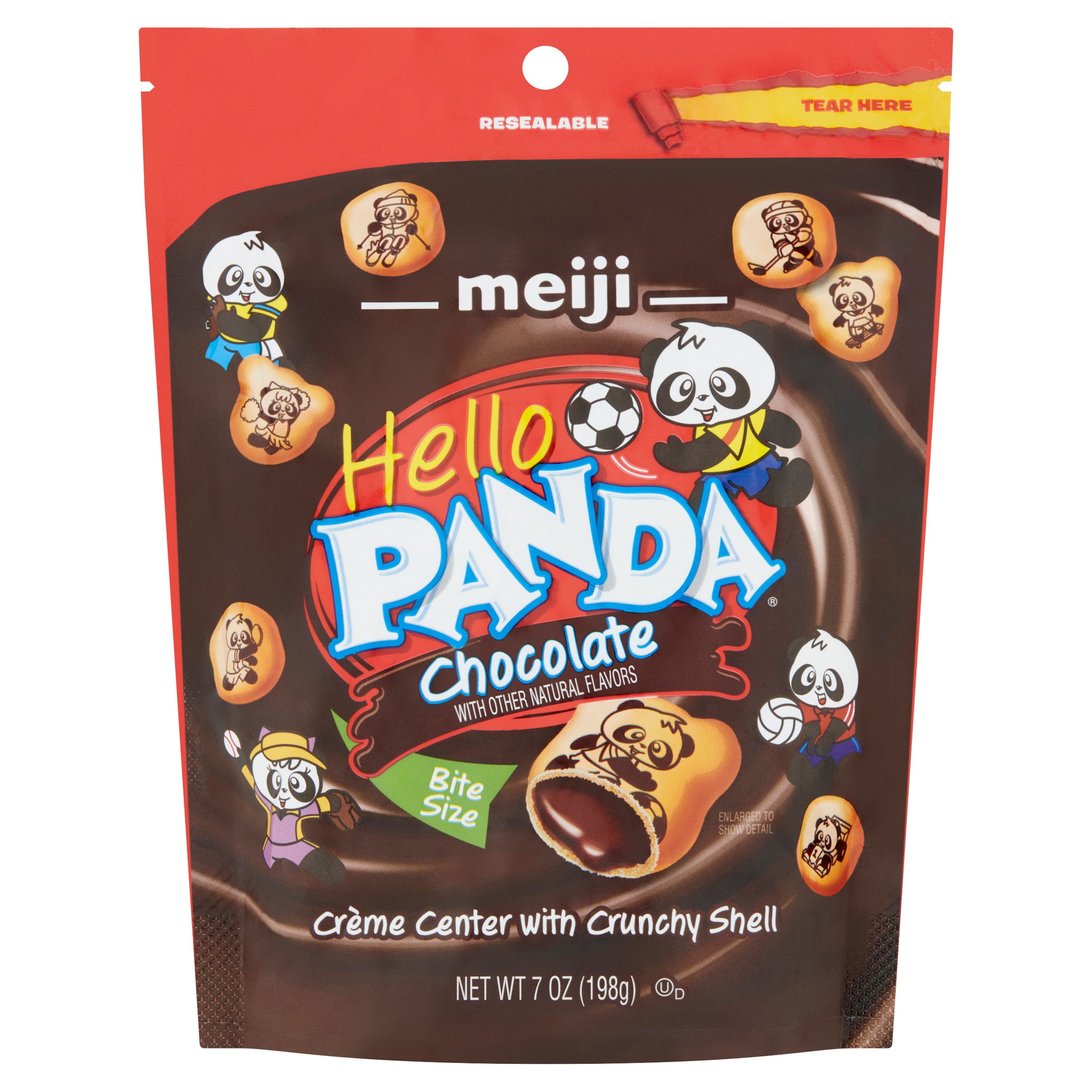 Meiji Hello Panda Pouch Chocolate 6ct 7oz