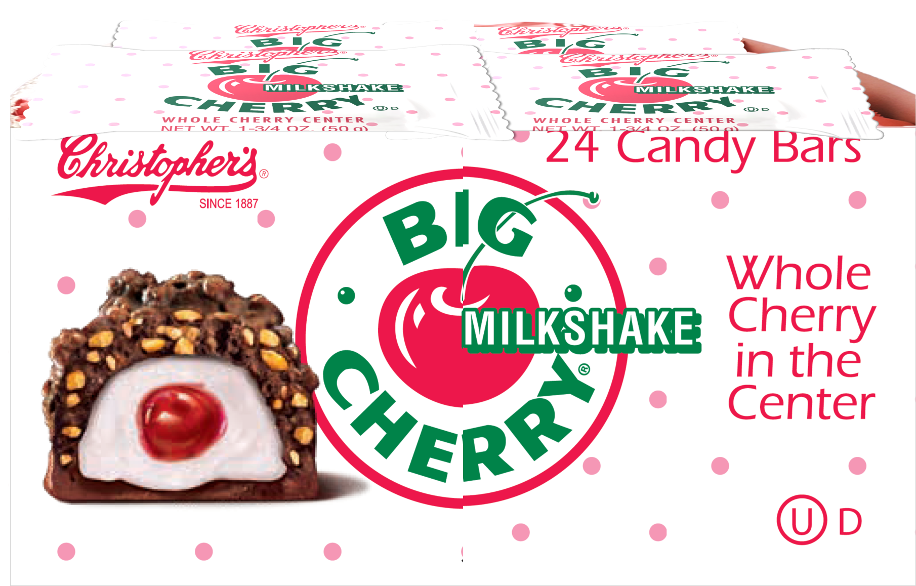 Adams & Brooks Big Cherry Milkshake 1.75 oz  6/24ct