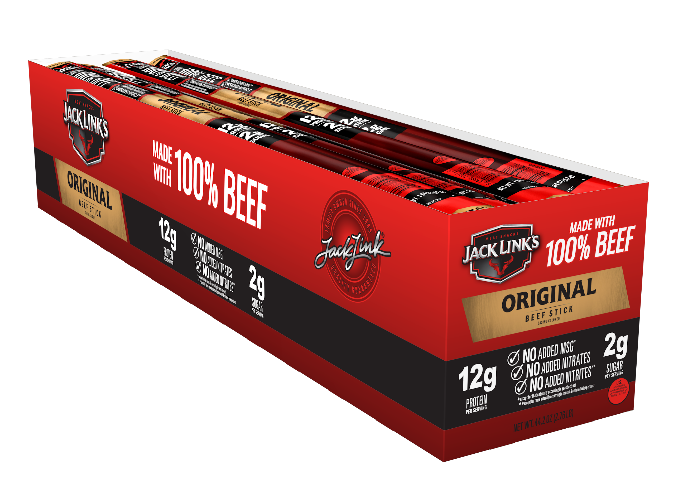 Jacks Links  Beef Stix ORIG  LD  1.84OZ 6/24