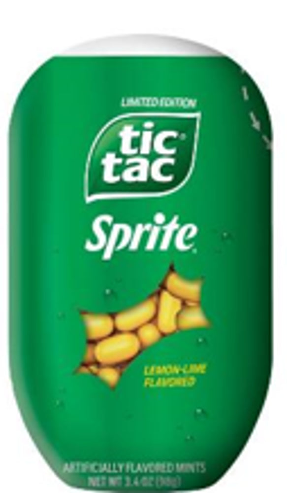 Tic Tac Sprite Bottle Pack open Stock 3.4oz 6/8ct