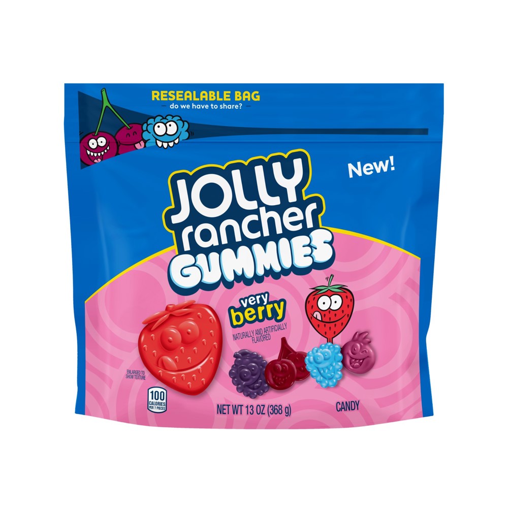 Jolly Rancher Gummies SUB Very Berry Flavors 13oz 1/8ct