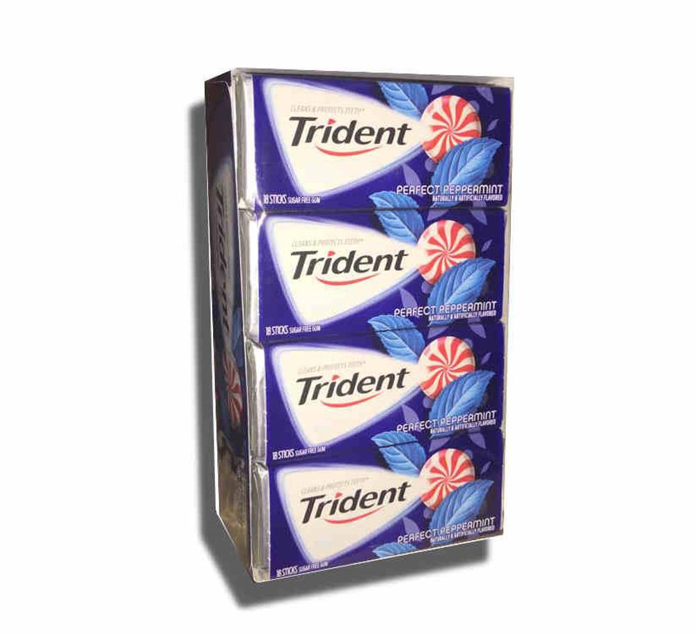 Trident Single 14pc Peppermint 12/12ct 14Piece(s)