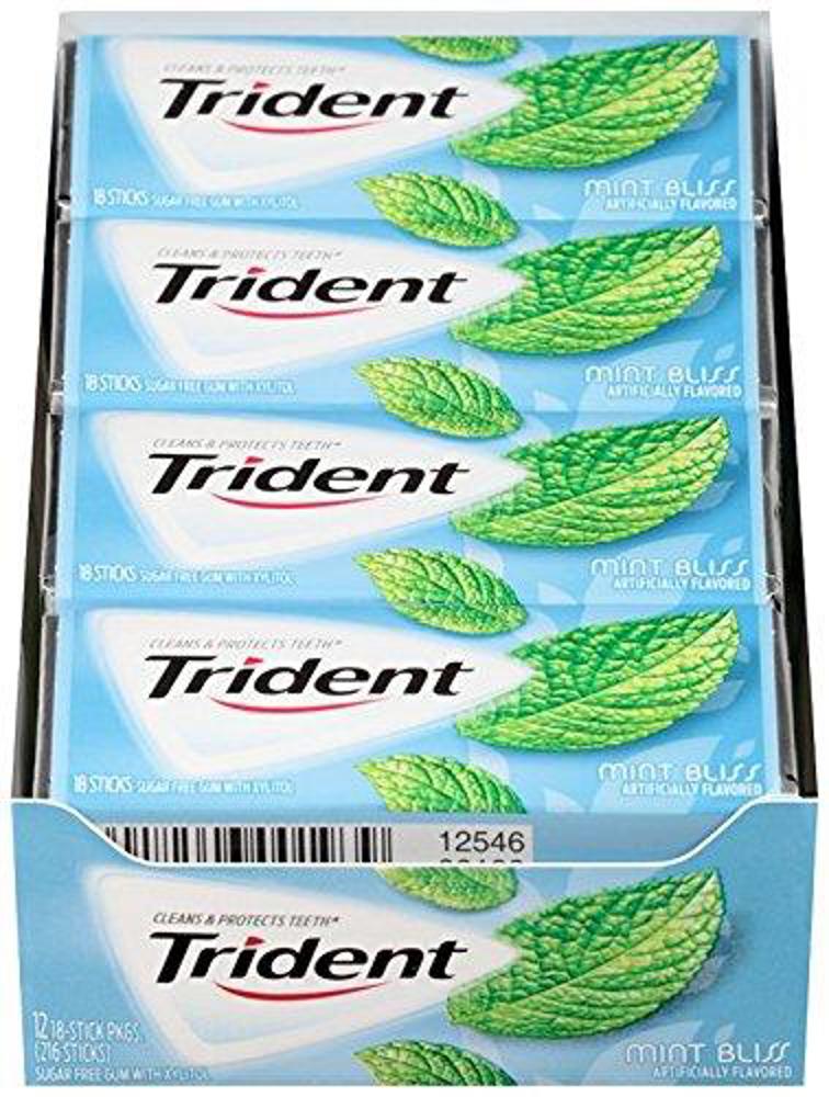 Trident Single 14pc Mint Bliss 12/12ct 14Piece(s)