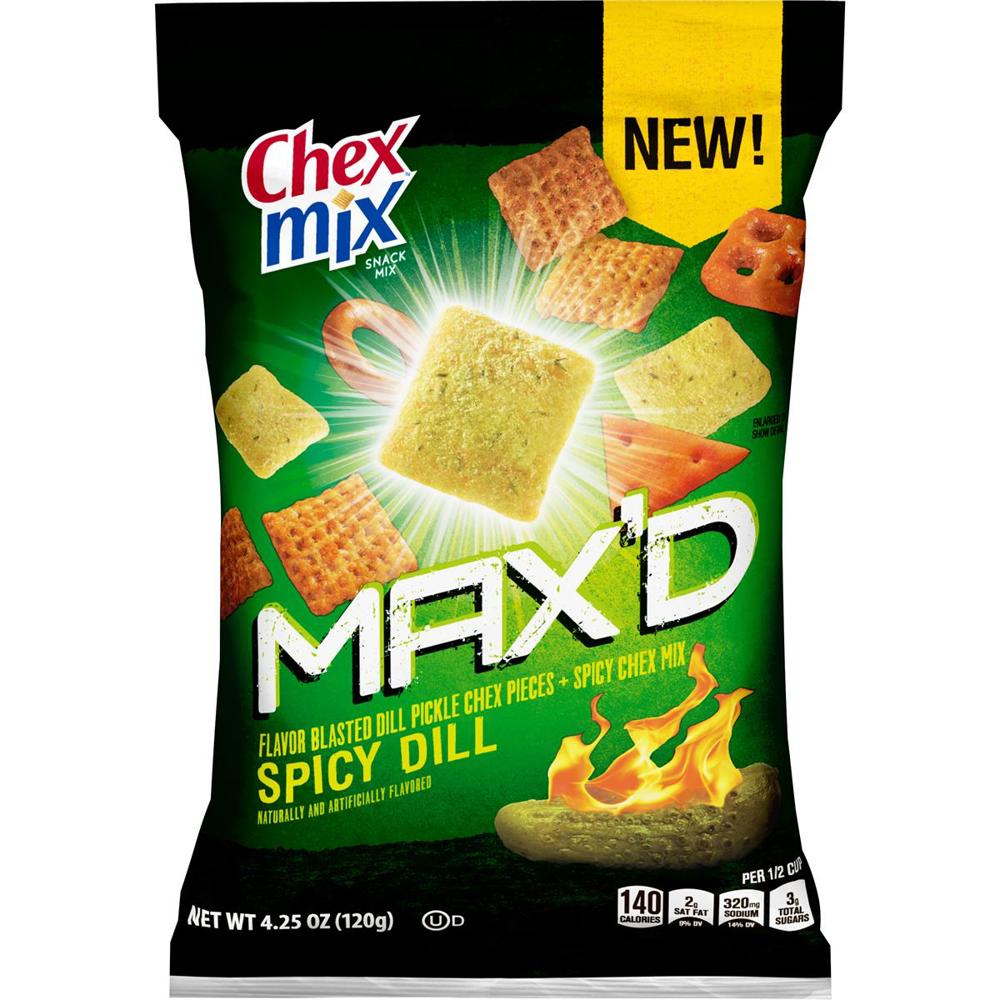 Chex Mix Maxd Spicy Dill  4.25oz 1/8ct