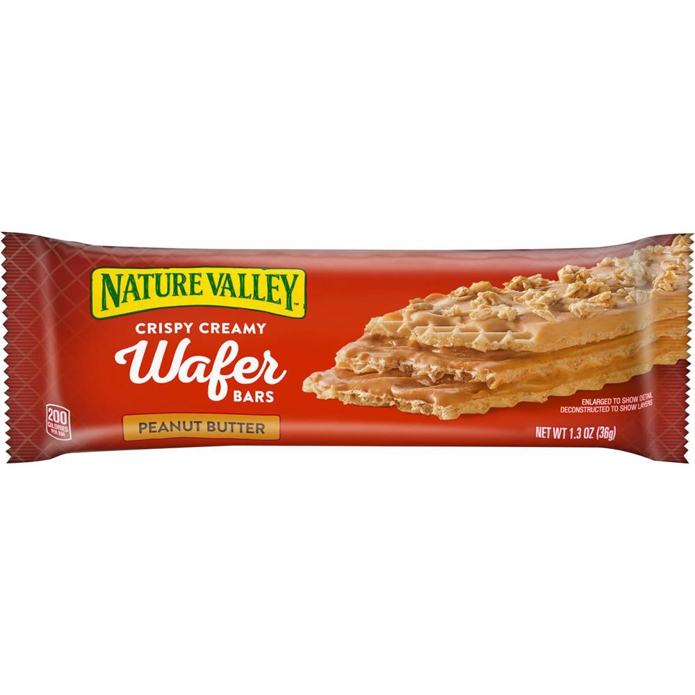 Nature Valley Crispy Wafer Bar Peanut Butter 1.3oz 4/12ct