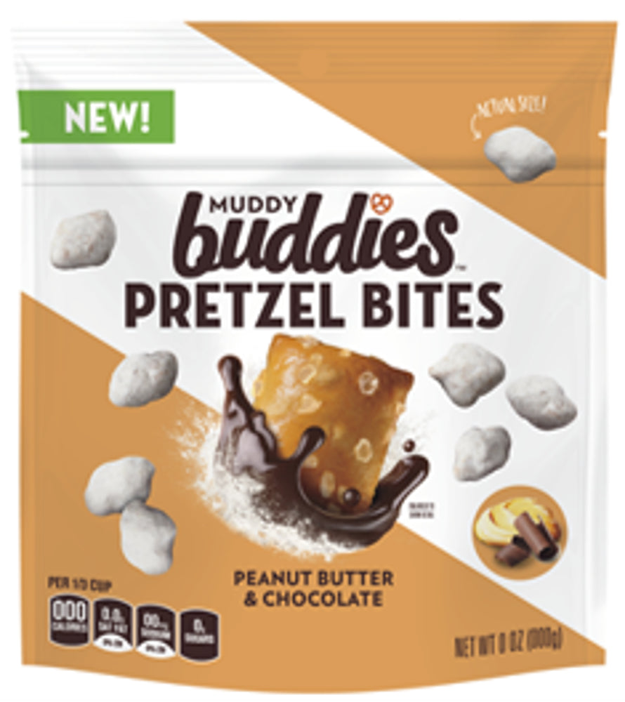 Chex Mix Muddy Buddies Pretzel Bites Pnt Brt Choc  4oz 1/8ct