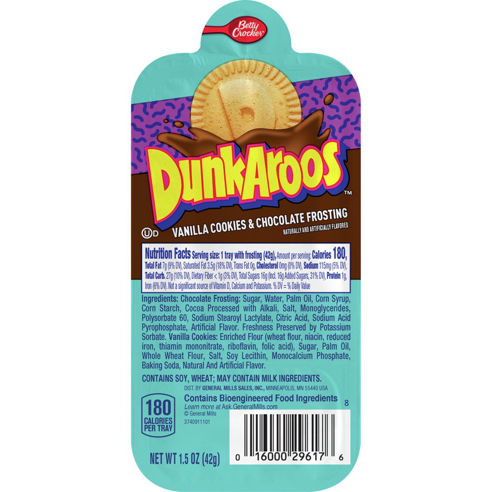 General Mills DunkAroos Chocolate   1.5 oz   3/12ct