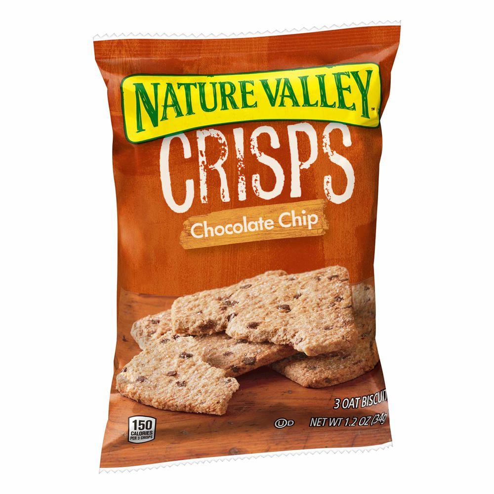 Nature Valley Granola Bars Crisps Chocolate Chip 120ct 1.2oz