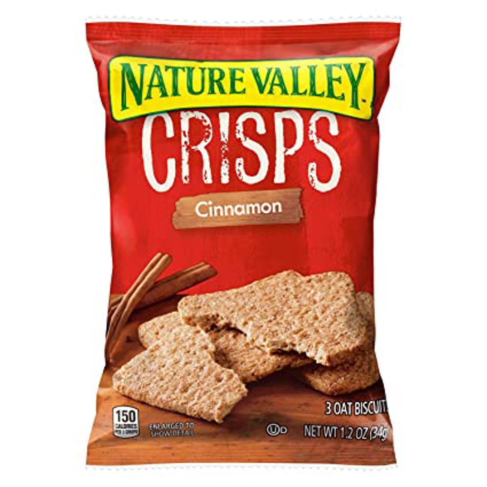 Nature Valley Granola Bars Crisps Cinnamon 120ct 1.2oz