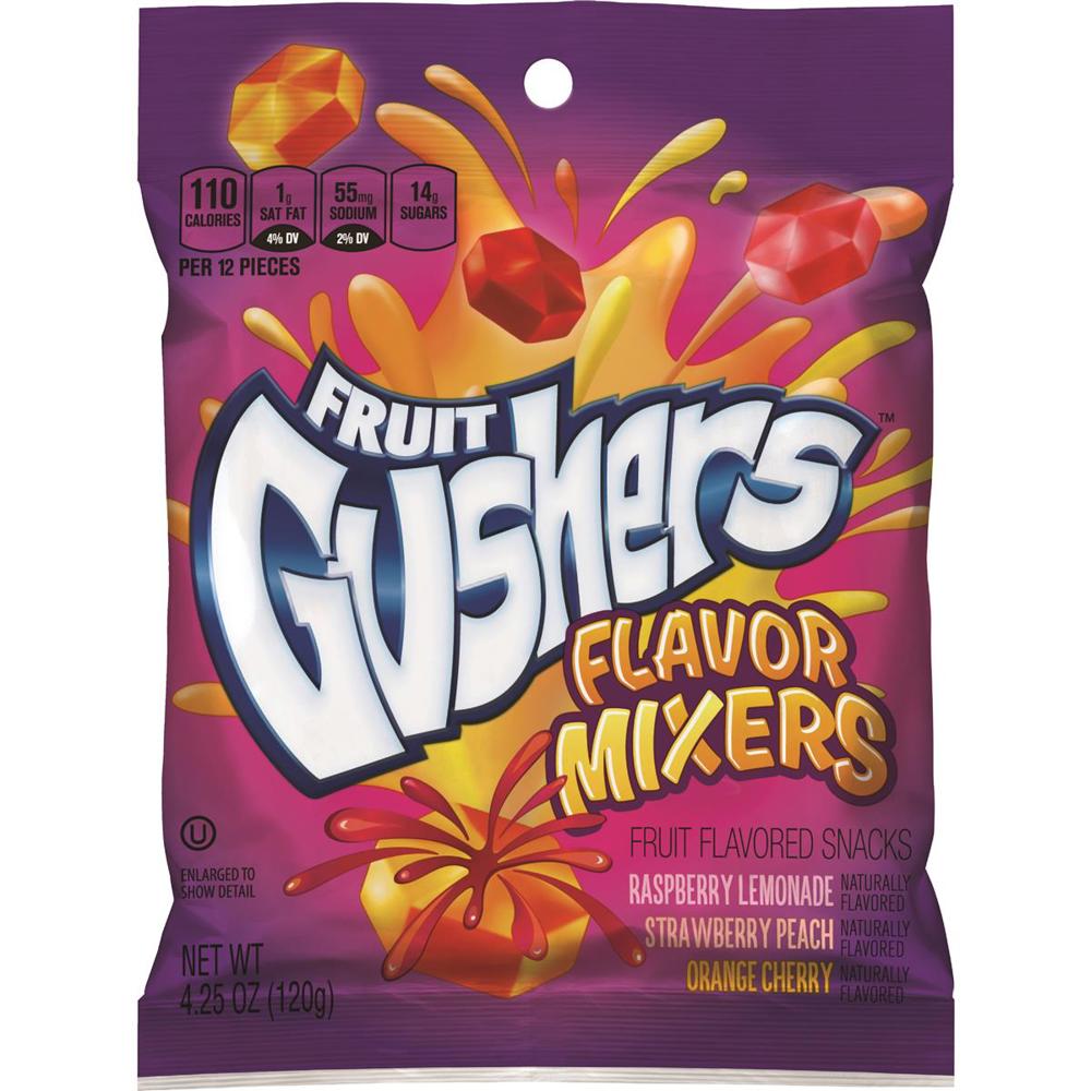 Gushers Fruit Snacks Flavor Mixers 6/8ct 4.25oz