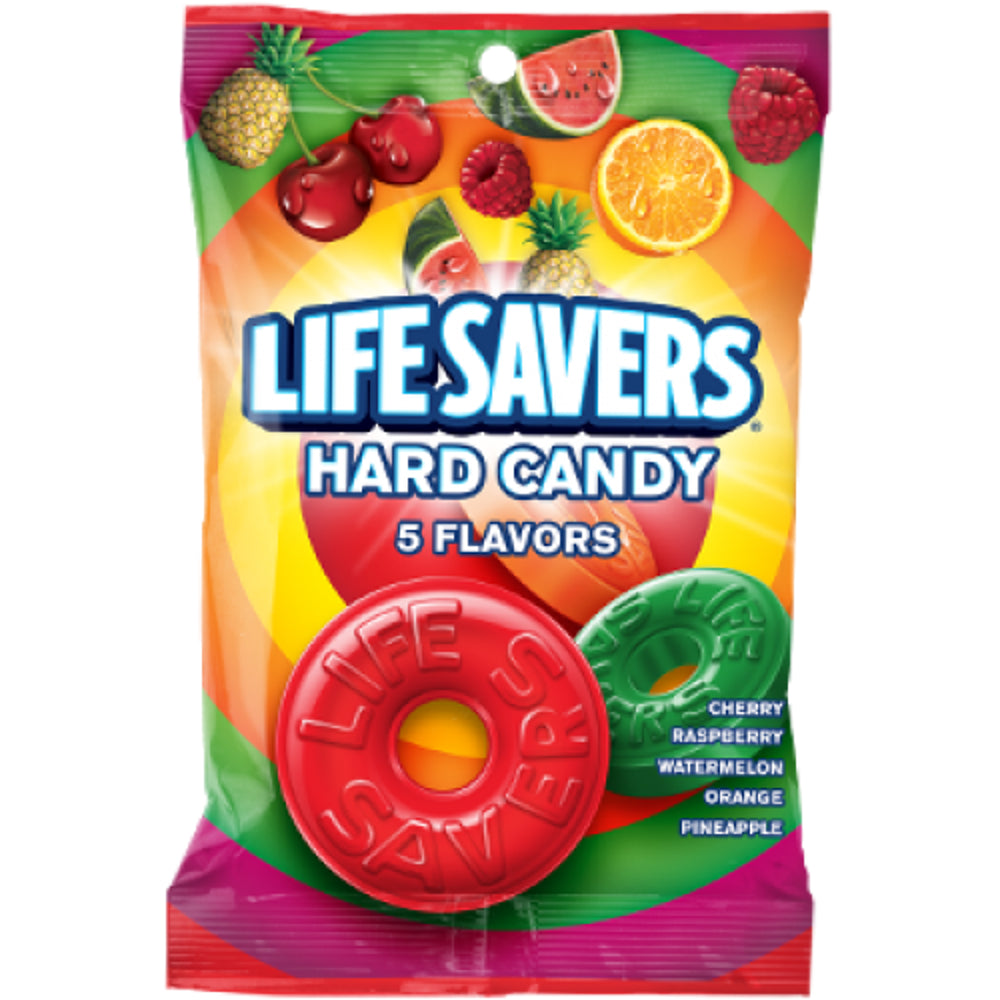 Wrigley Lifesavers Hard Peg Pack 5 Flavor 12ct 6.25oz