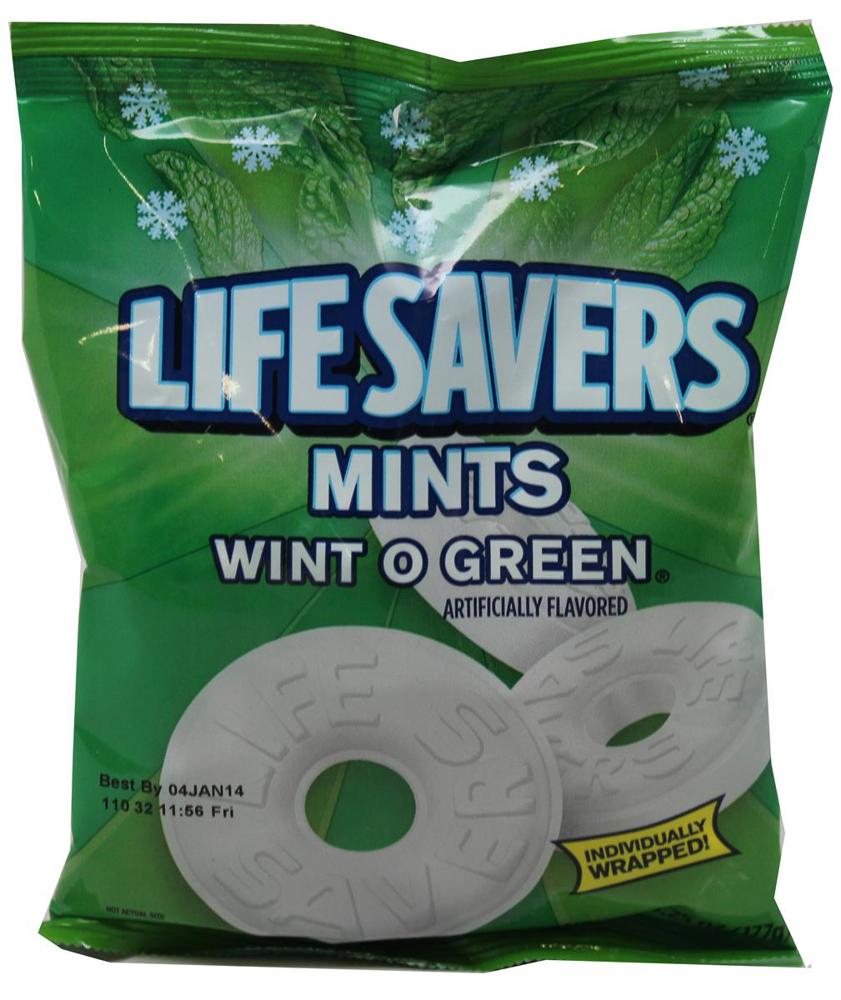 Wrigley Lifesavers Hard Peg Pack Wintergreen 12ct 6.25oz