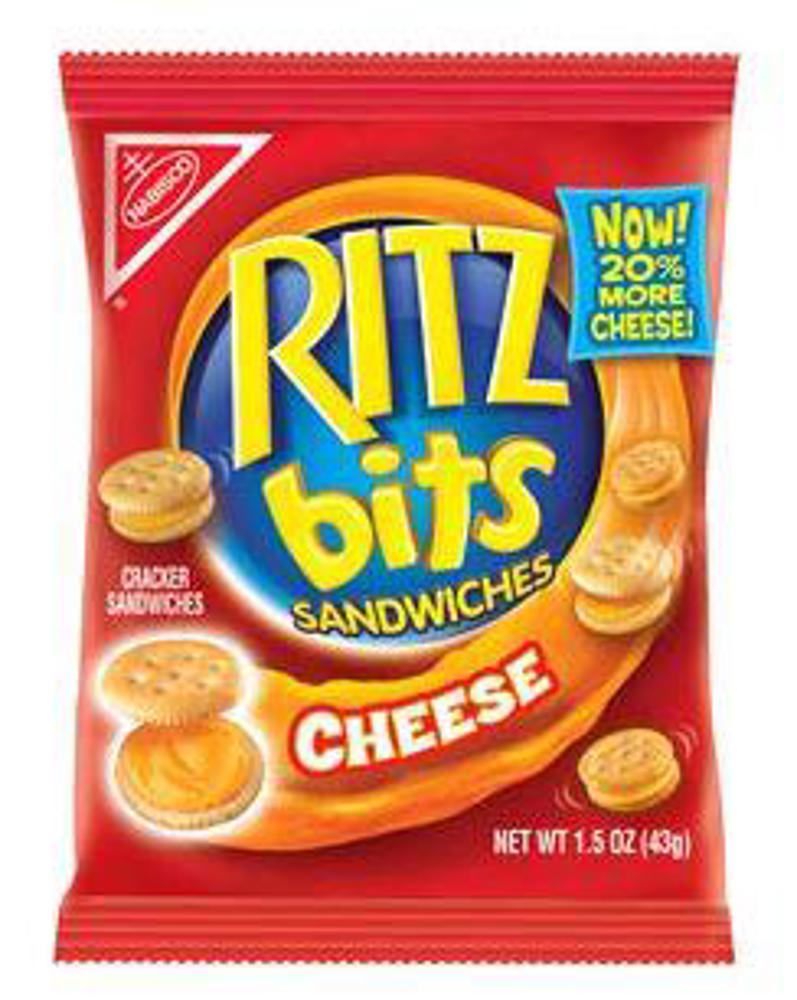 Mondelez Crackers Ritz Bits Cheese 60ct 1.5oz