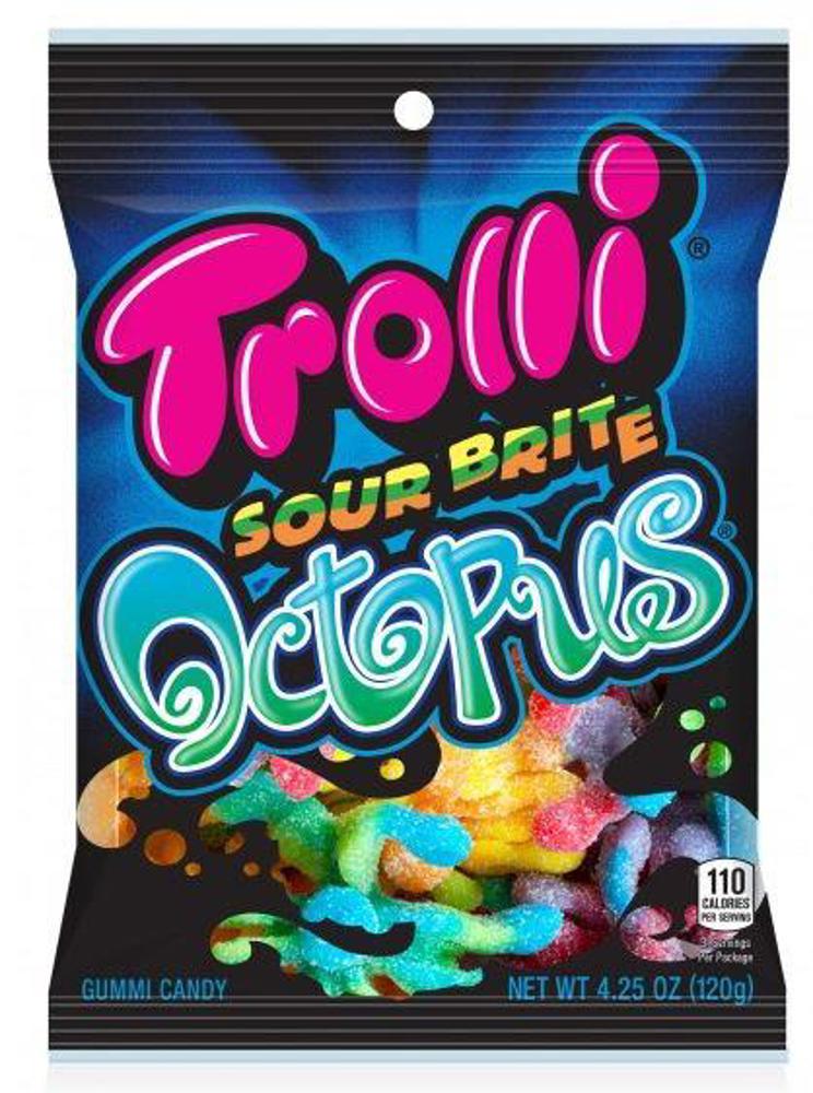 Trolli Sour Brite Peg Octopus 12ct 4.25oz