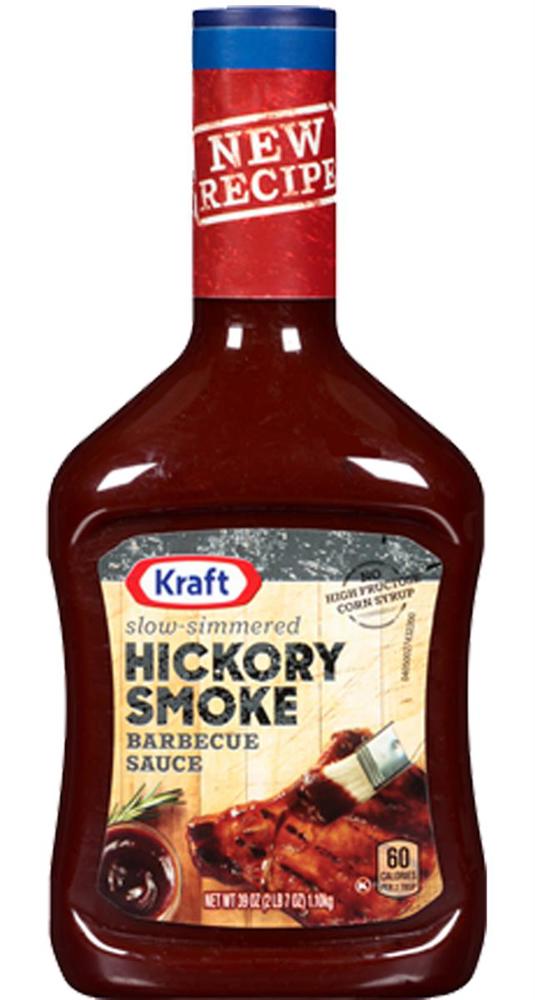 Kraft BBQ Sauce Hickory Smoked 12ct 17.5oz